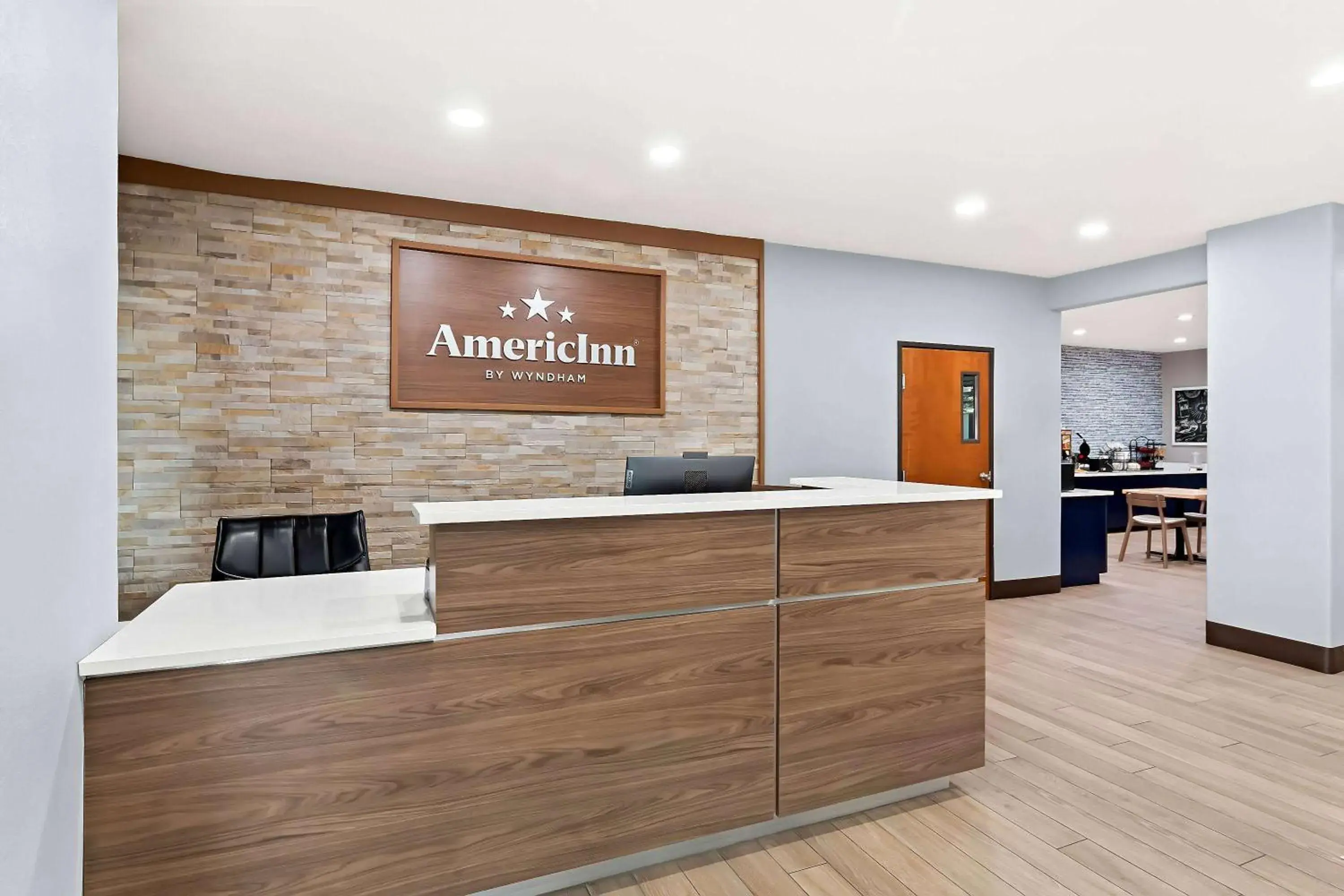 Lobby or reception in AmericInn by Wyndham New Braunfels Lobby or reception in AmericInn by Wyndham New Braunfels