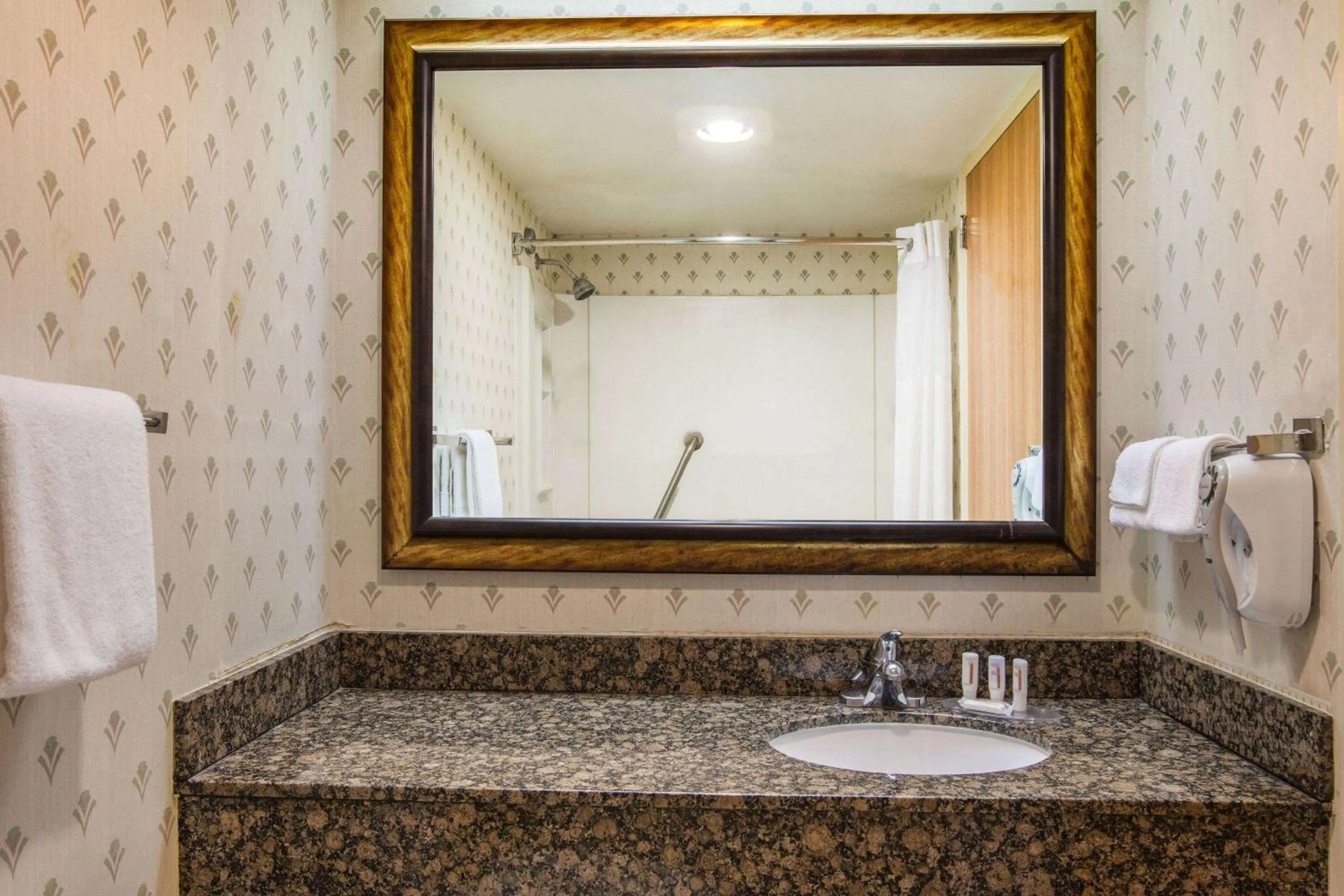 Bathroom in Days Inn by Wyndham Sherman