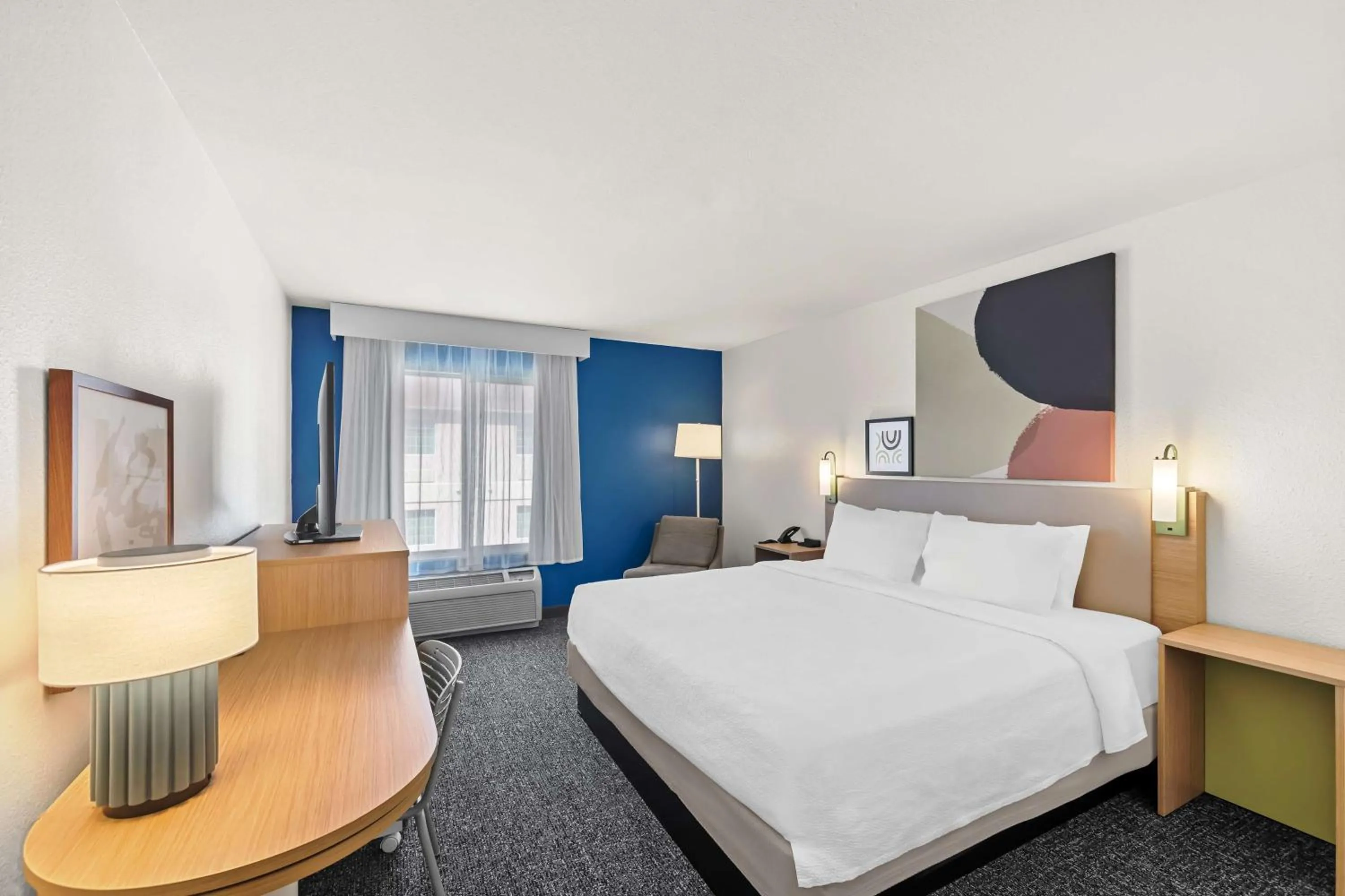 Bed in Sleep Inn & Suites Near Fort Cavazos