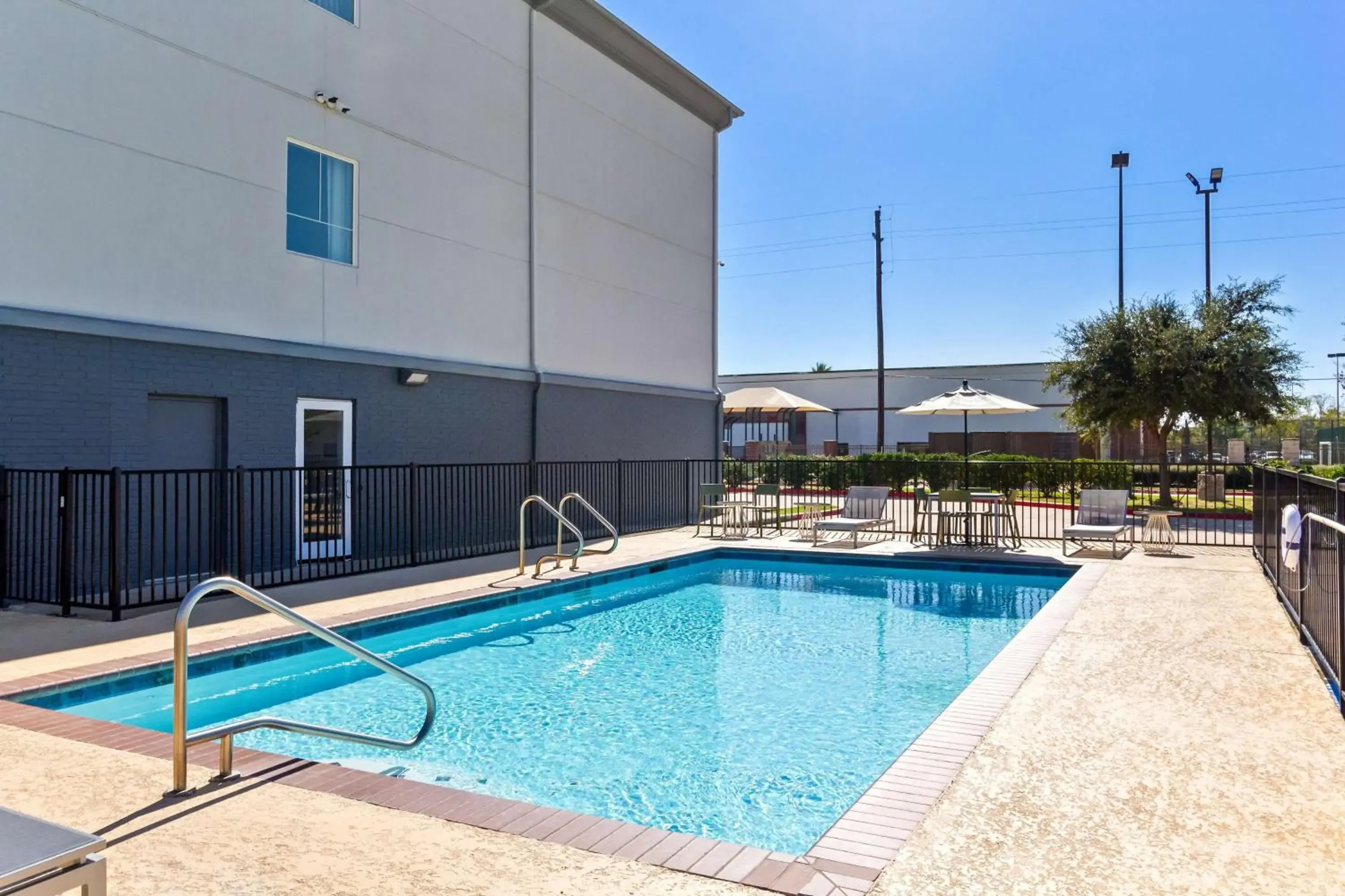 Pool view in Spark by Hilton Pearland Pool view in Spark by Hilton Pearland