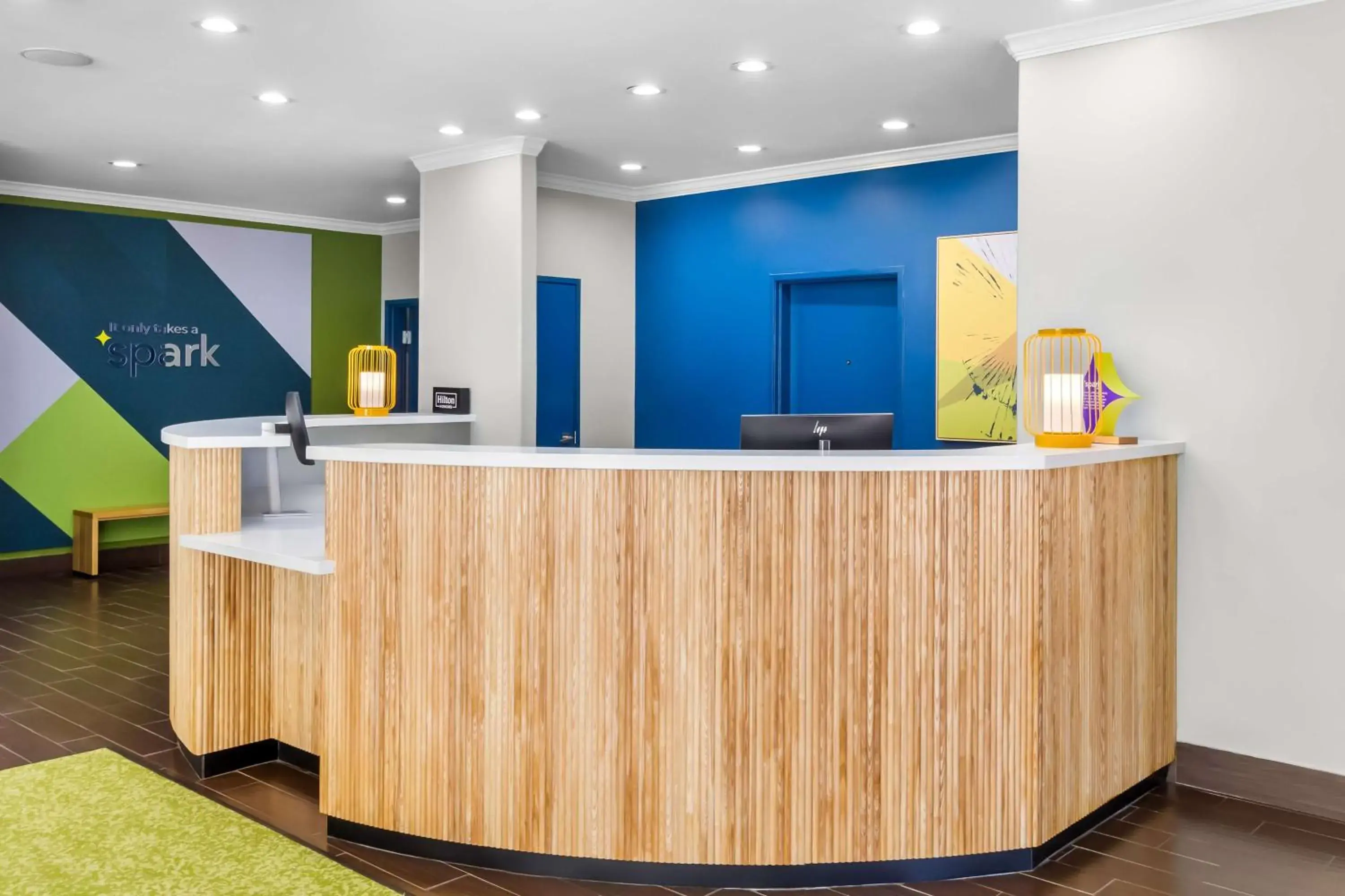 Lobby or reception in Spark by Hilton Pearland Lobby or reception in Spark by Hilton Pearland