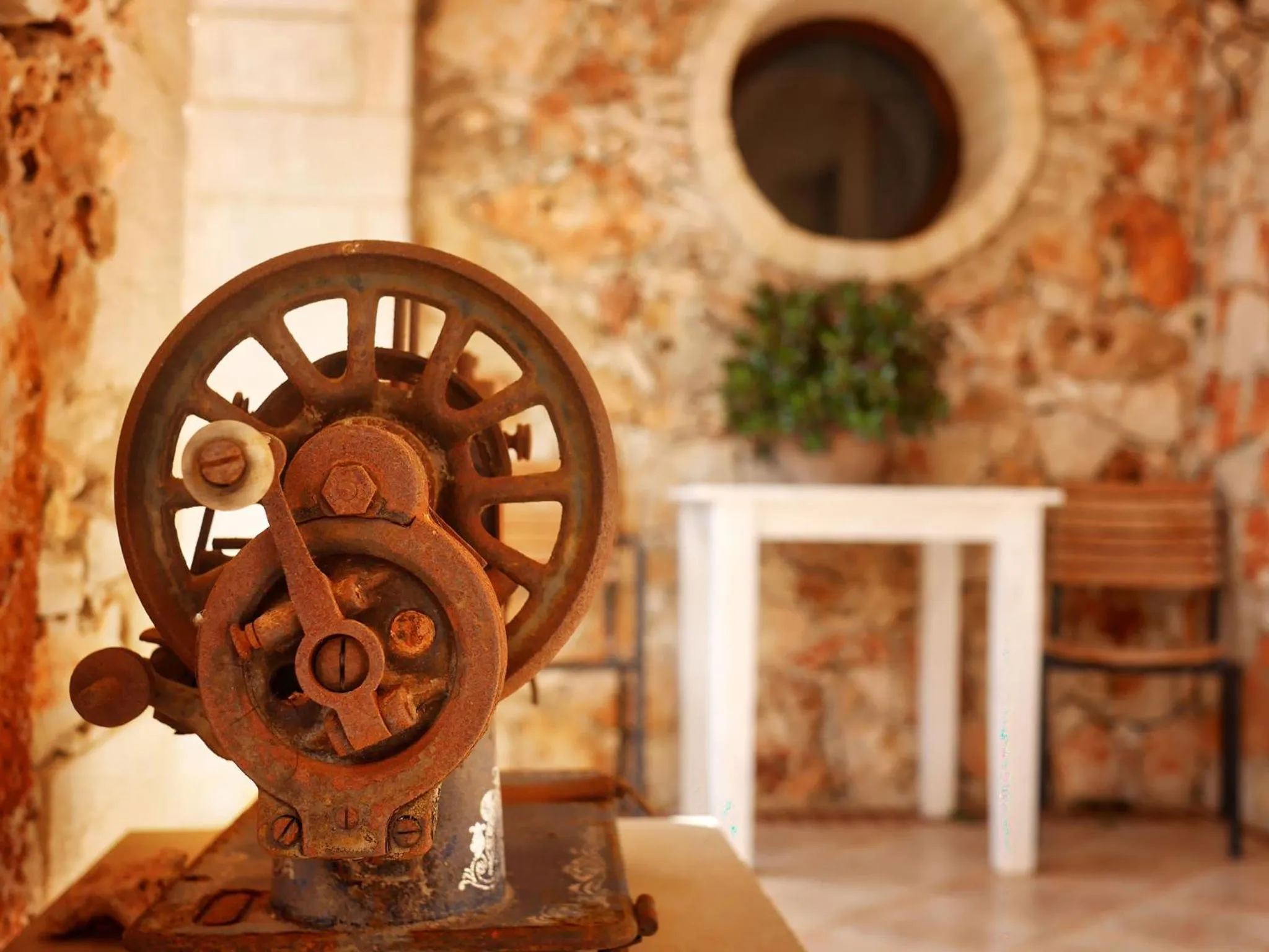 Decorative detail in Areti Aparthotel