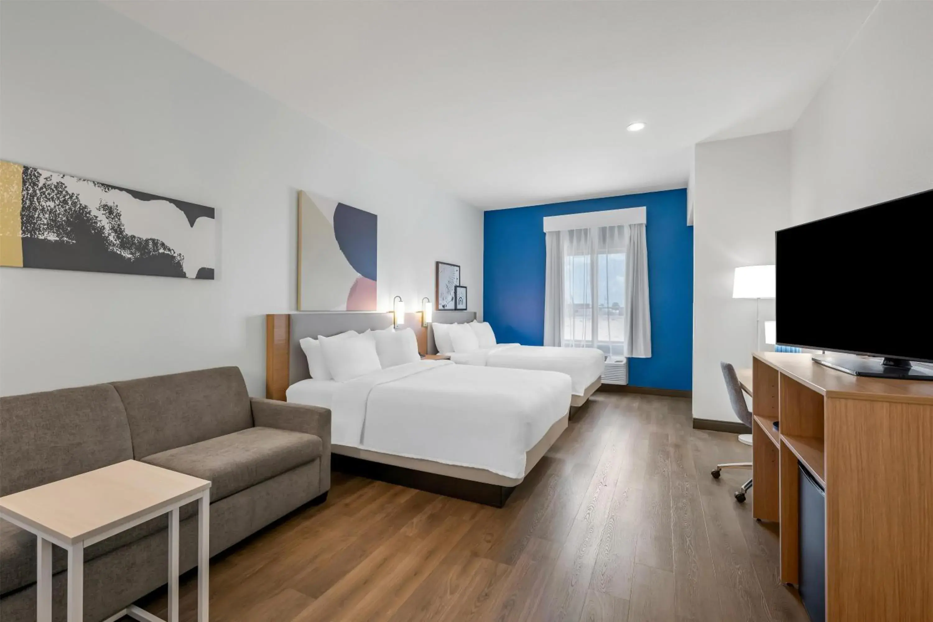 Living room, Bed in Spark by Hilton Fort Stockton Living room, Bed in Spark by Hilton Fort Stockton