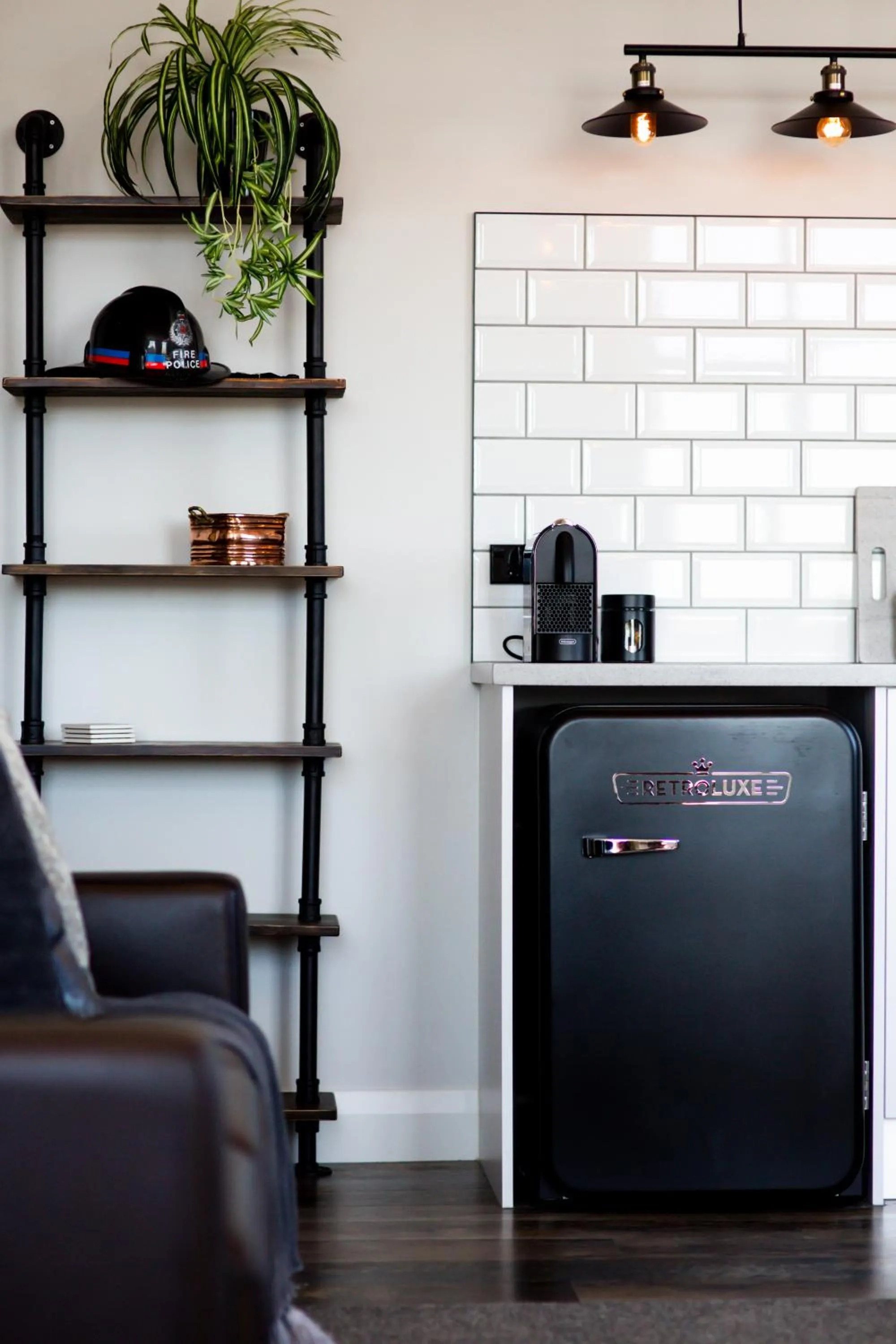 Kitchen or kitchenette in Hokitika Fire Station Boutique Accommodation