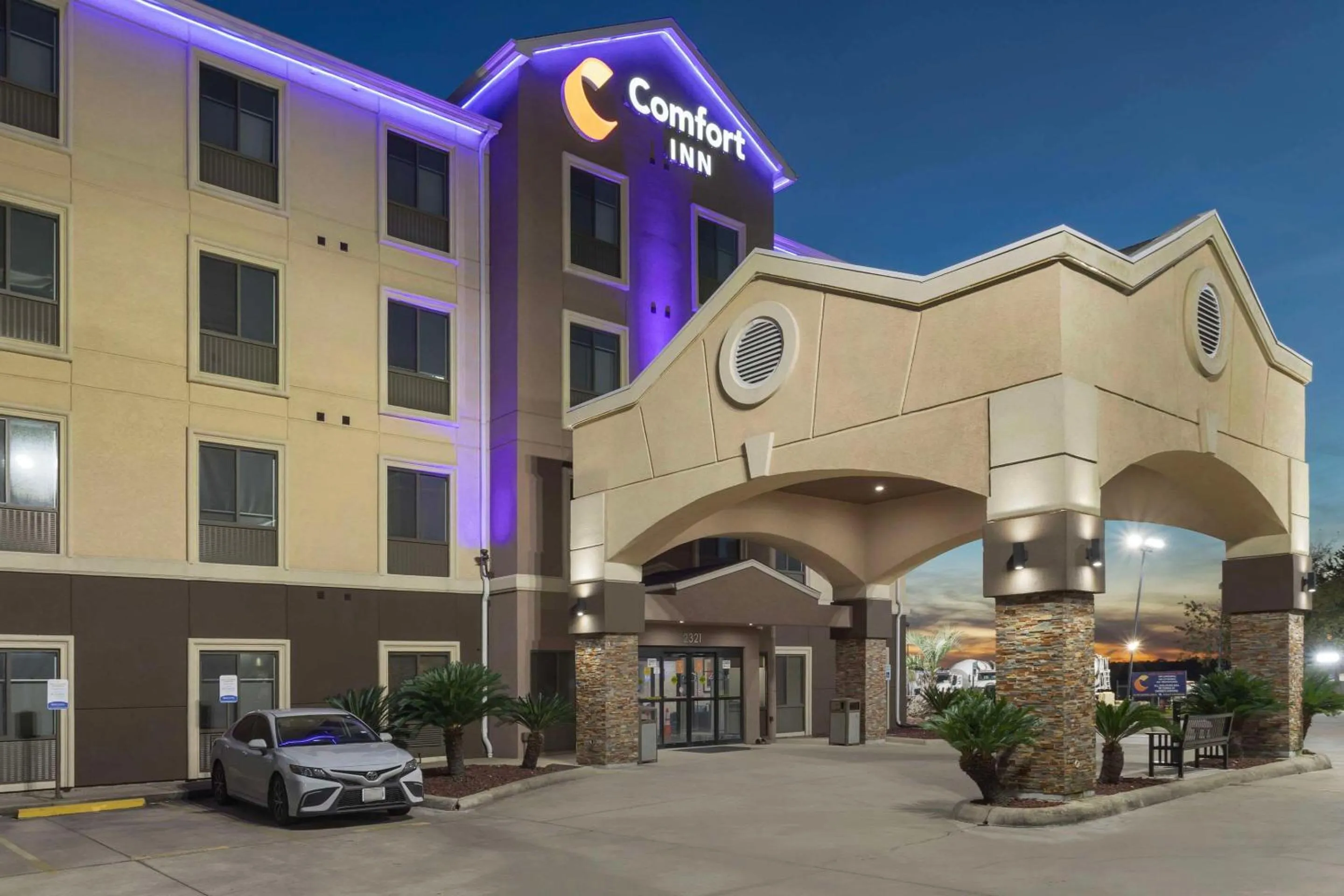Property building in Comfort Inn by Choice Hotels Orange, TX