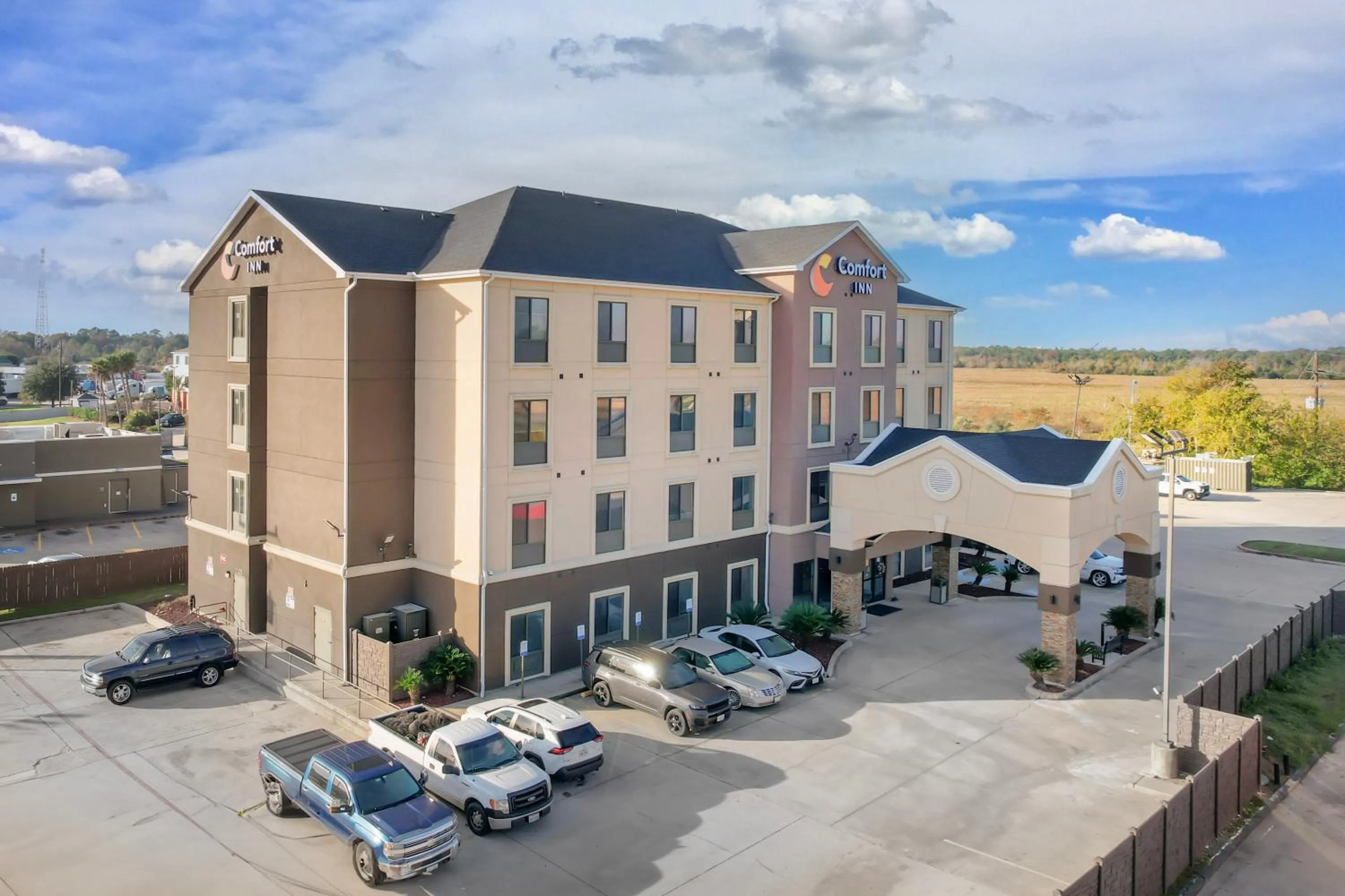 Property building in Comfort Inn by Choice Hotels Orange, TX