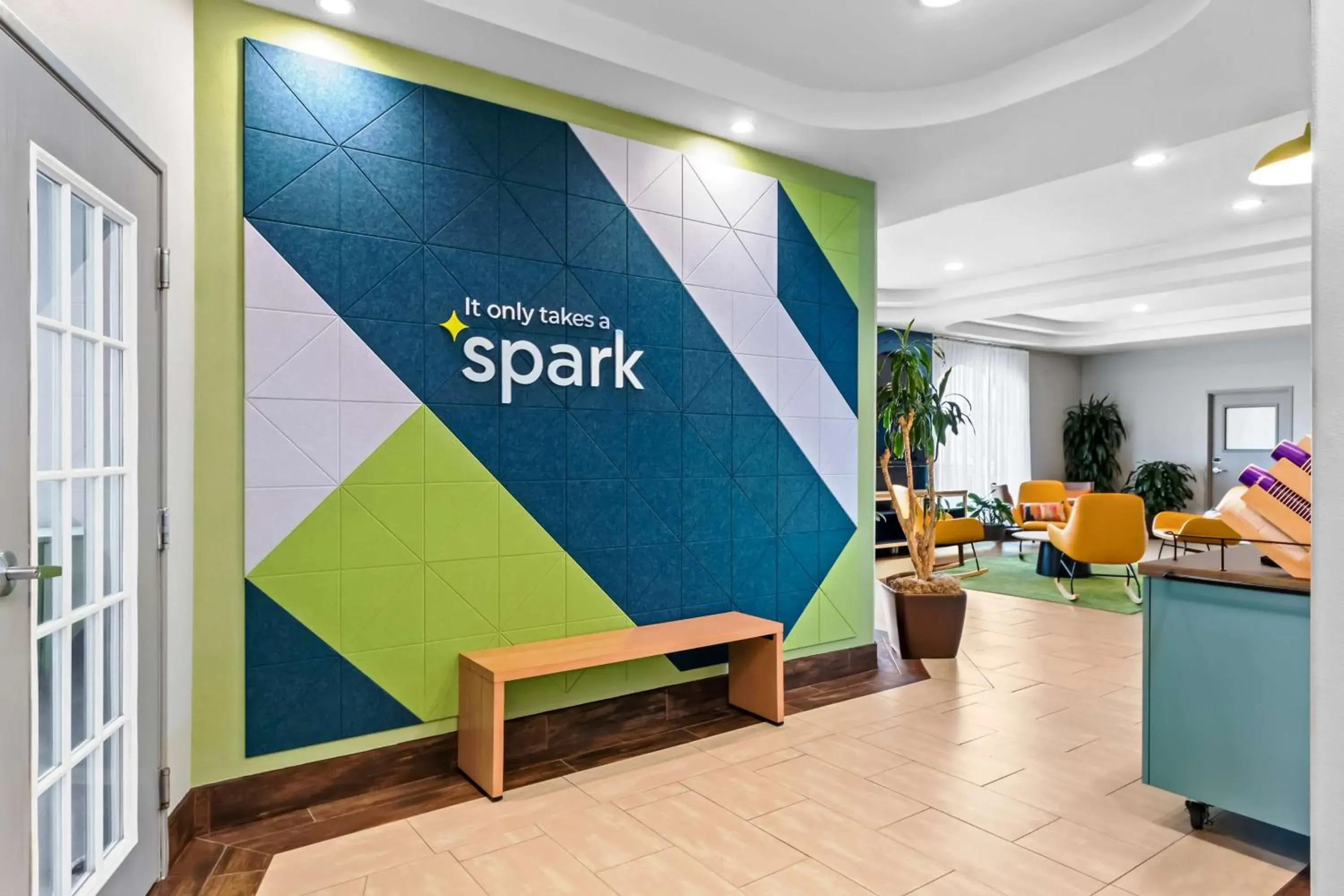Lobby or reception in Spark By Hilton San Antonio Near Seaworld Lobby or reception in Spark By Hilton San Antonio Near Seaworld