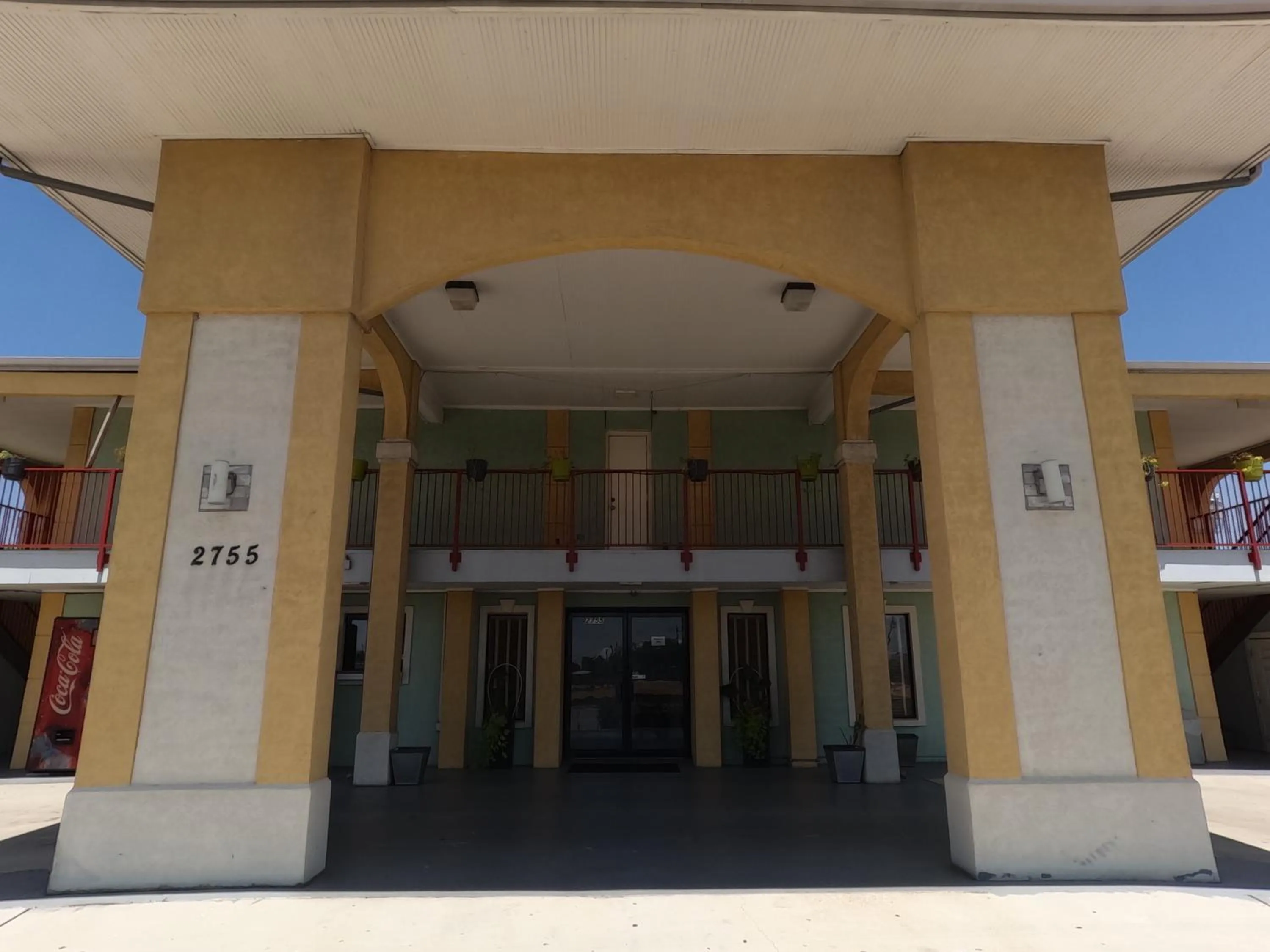 Property building in Econo Lodge Inn & Suites Downtown Northeast near Fort Sam Houston