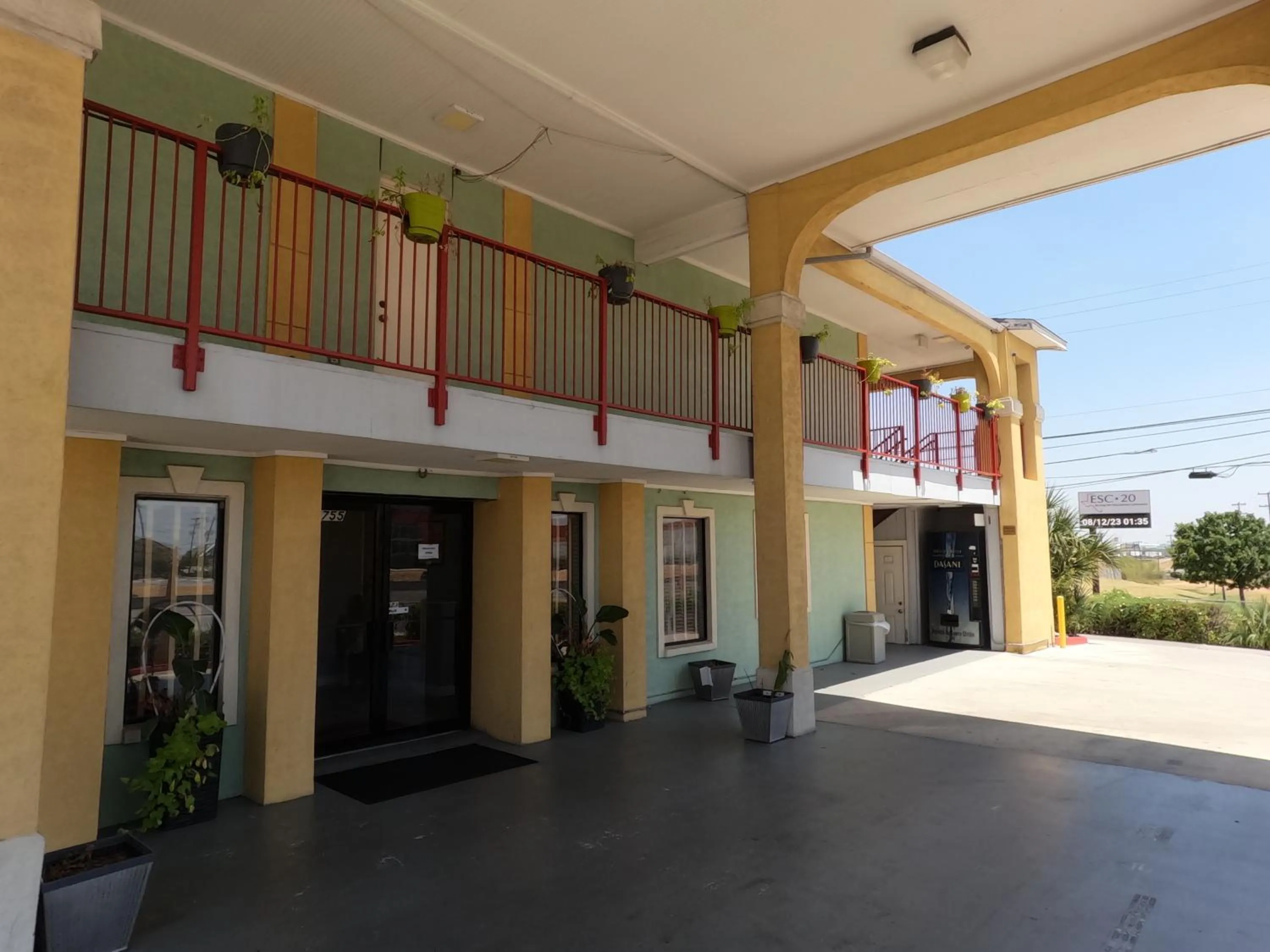 Property building in Econo Lodge Inn & Suites Downtown Northeast near Fort Sam Houston