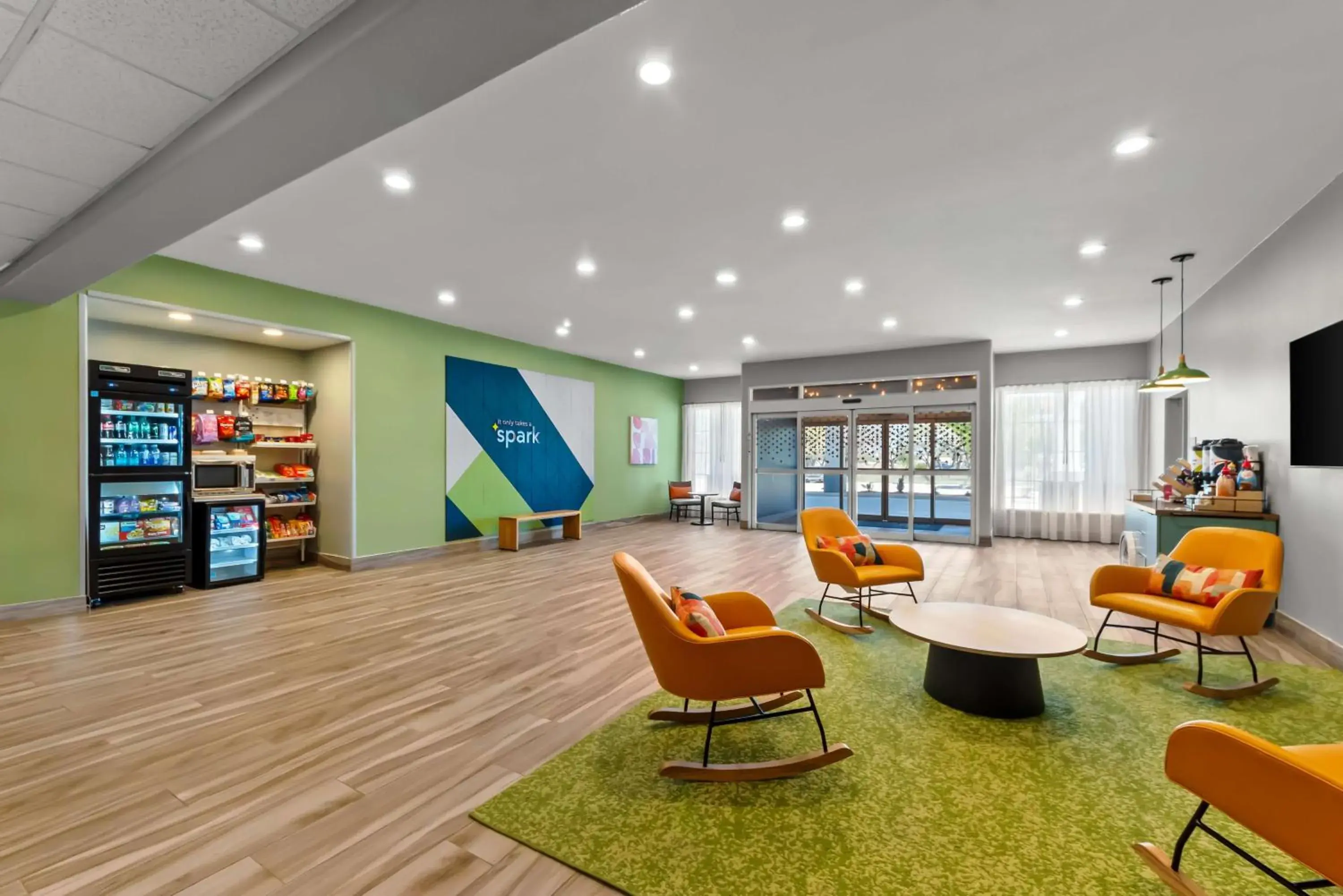 Lobby or reception in Spark by Hilton Selma Lobby or reception in Spark by Hilton Selma