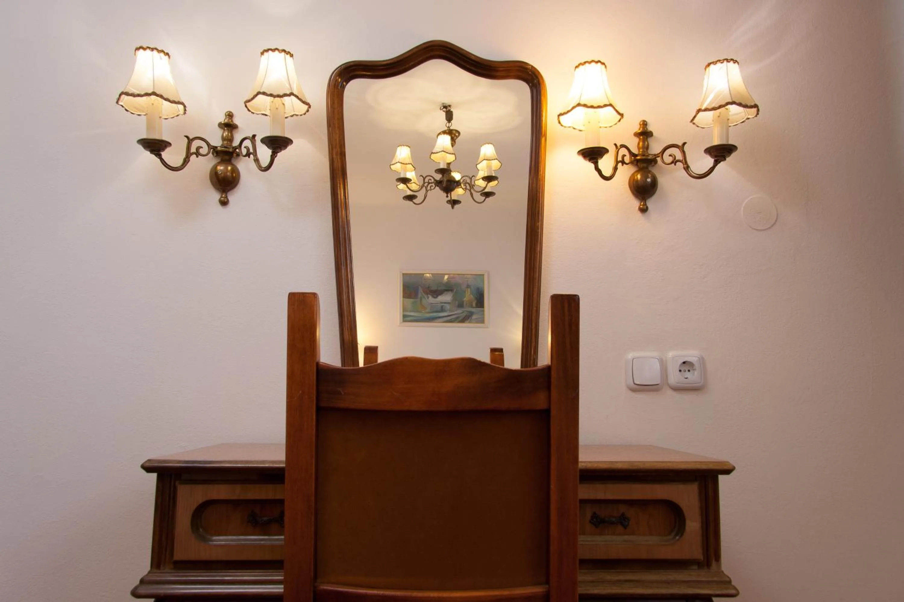 Bedroom in István Király Szálló