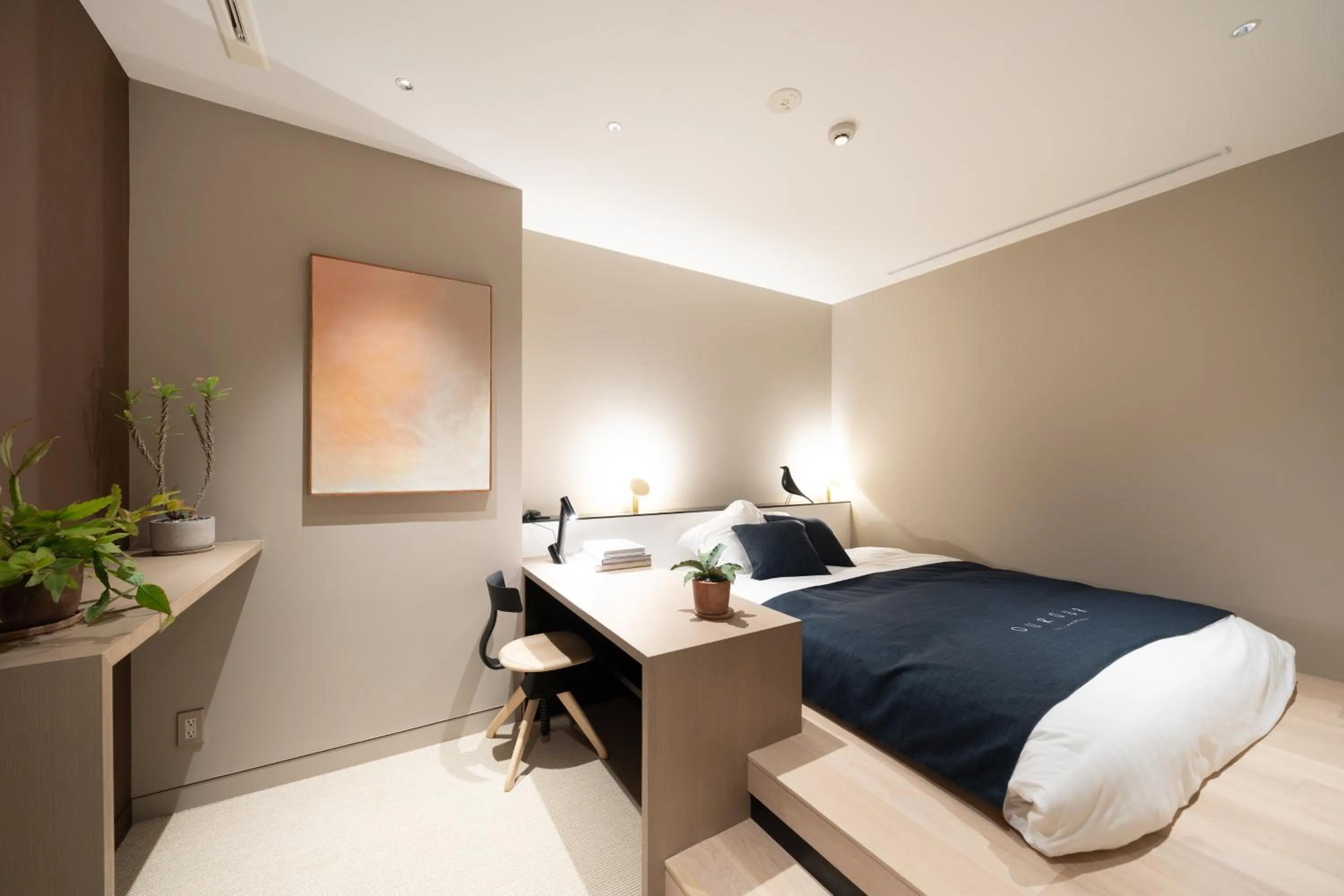 Photo of the whole room, Bed in CAFE/MINIMAL HOTEL OUR OUR