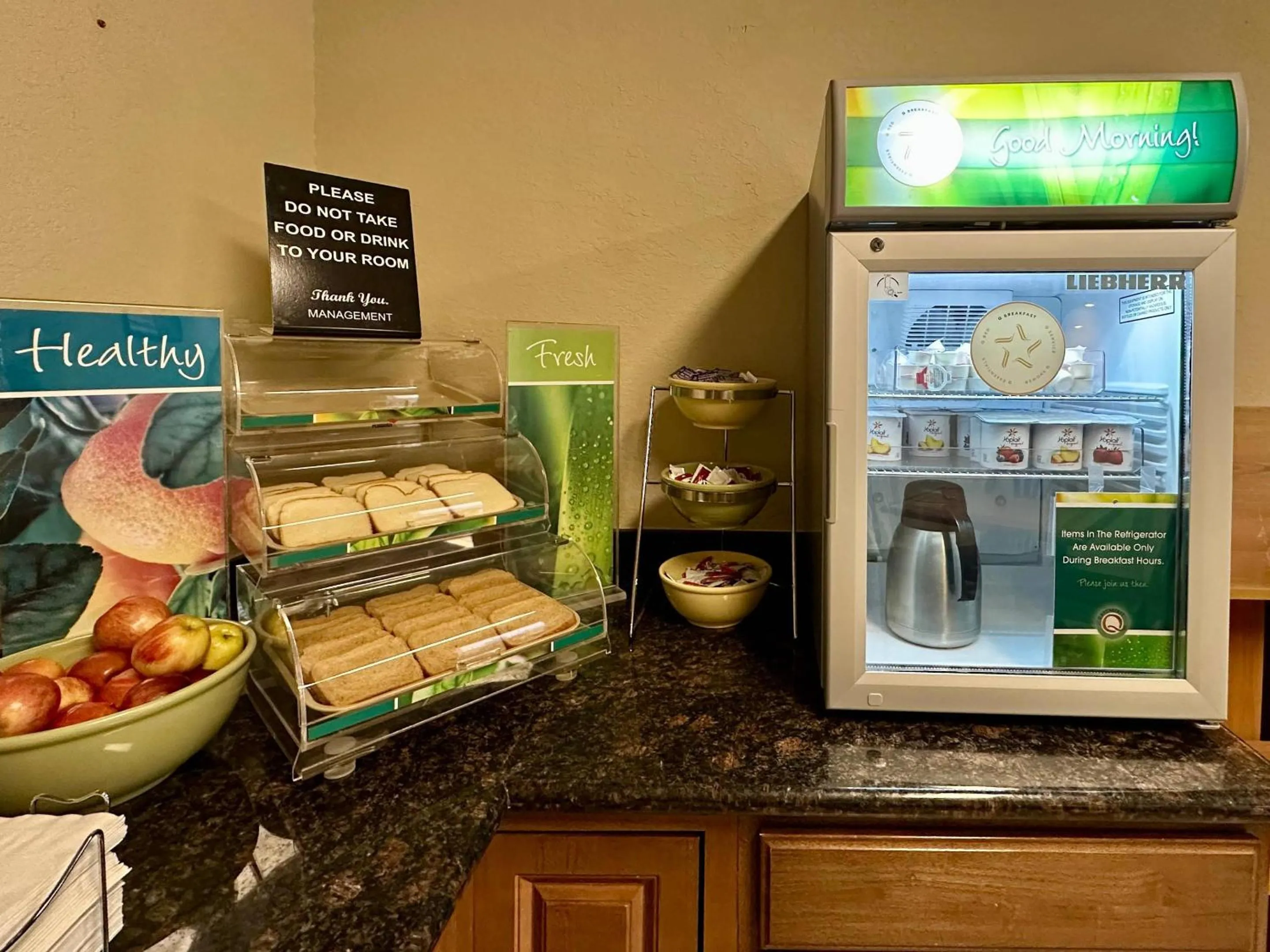 Breakfast in Quality Suites San Antonio Brooks City Base