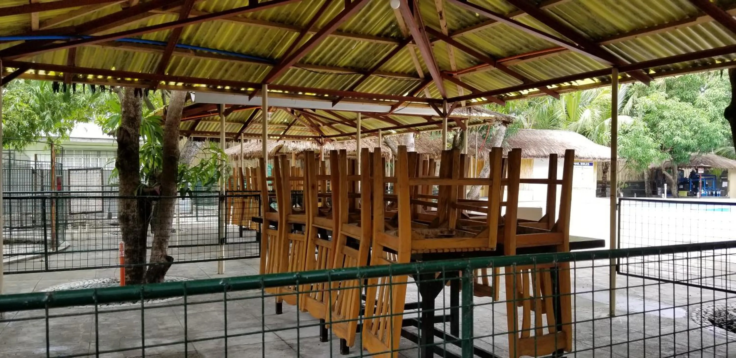 Patio in Buenavista Family Inn