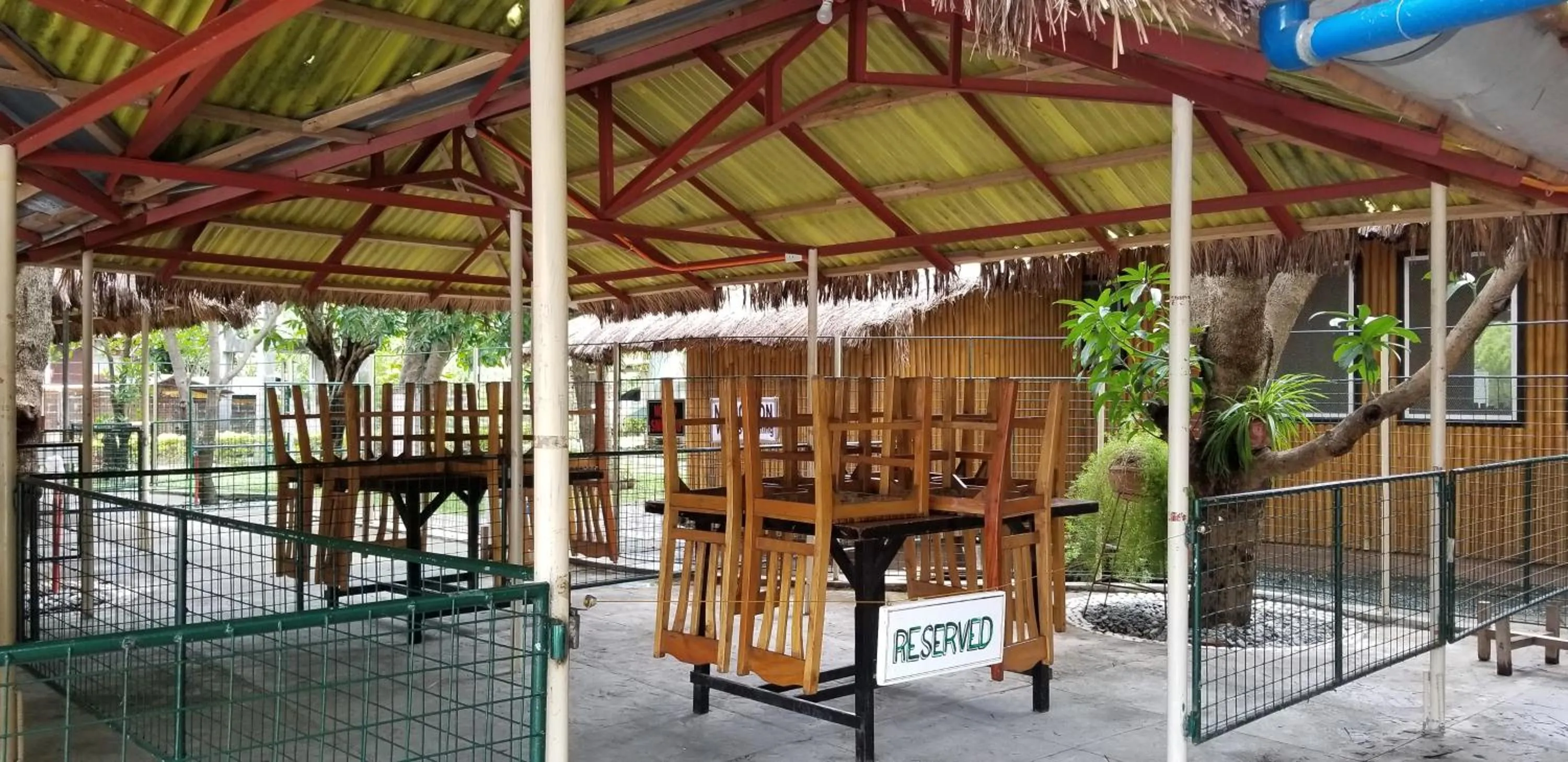 Patio in Buenavista Family Inn