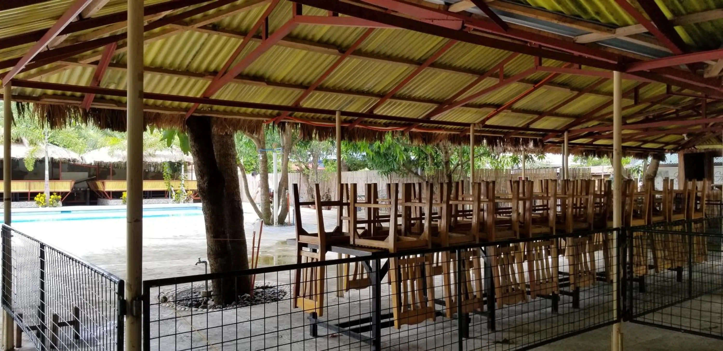 Patio in Buenavista Family Inn
