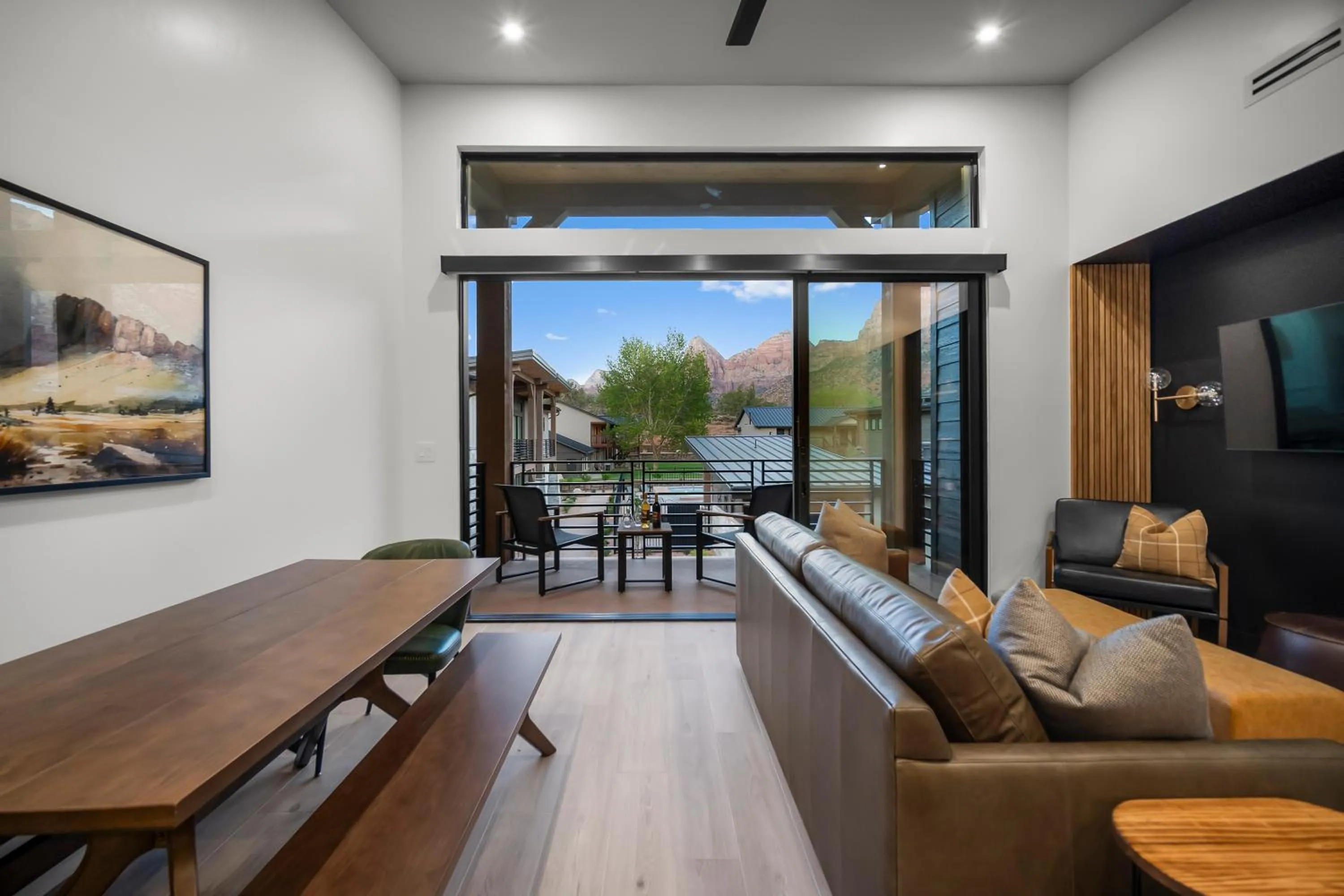 Living room in Montclair at Zion