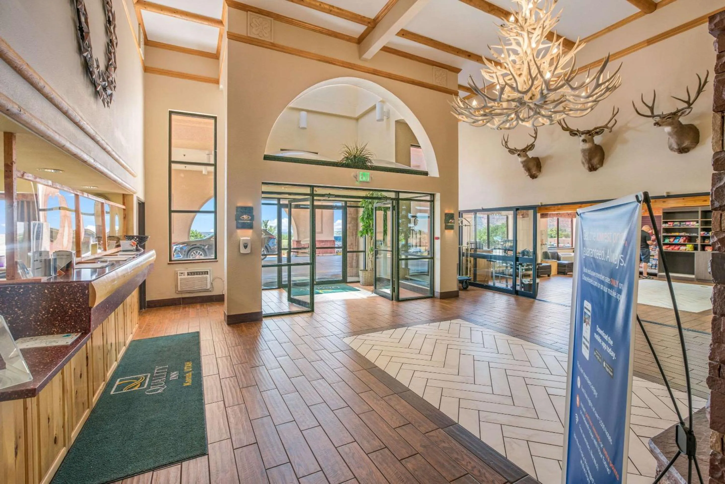 Lobby or reception in Quality Inn Kanab National Park Area