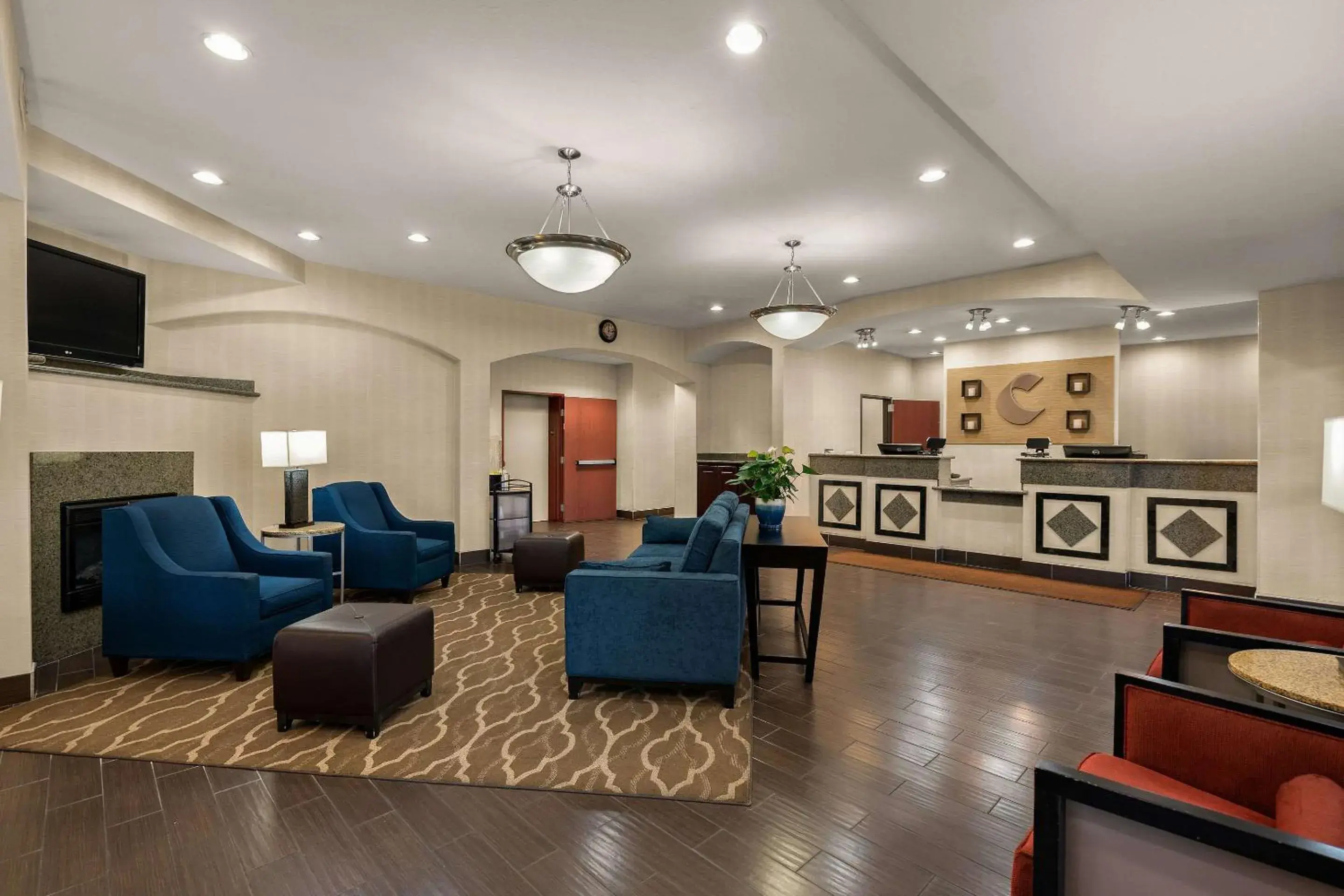 Lobby or reception in Comfort Inn Ogden near Event Center Lobby or reception in Comfort Inn Ogden near Event Center