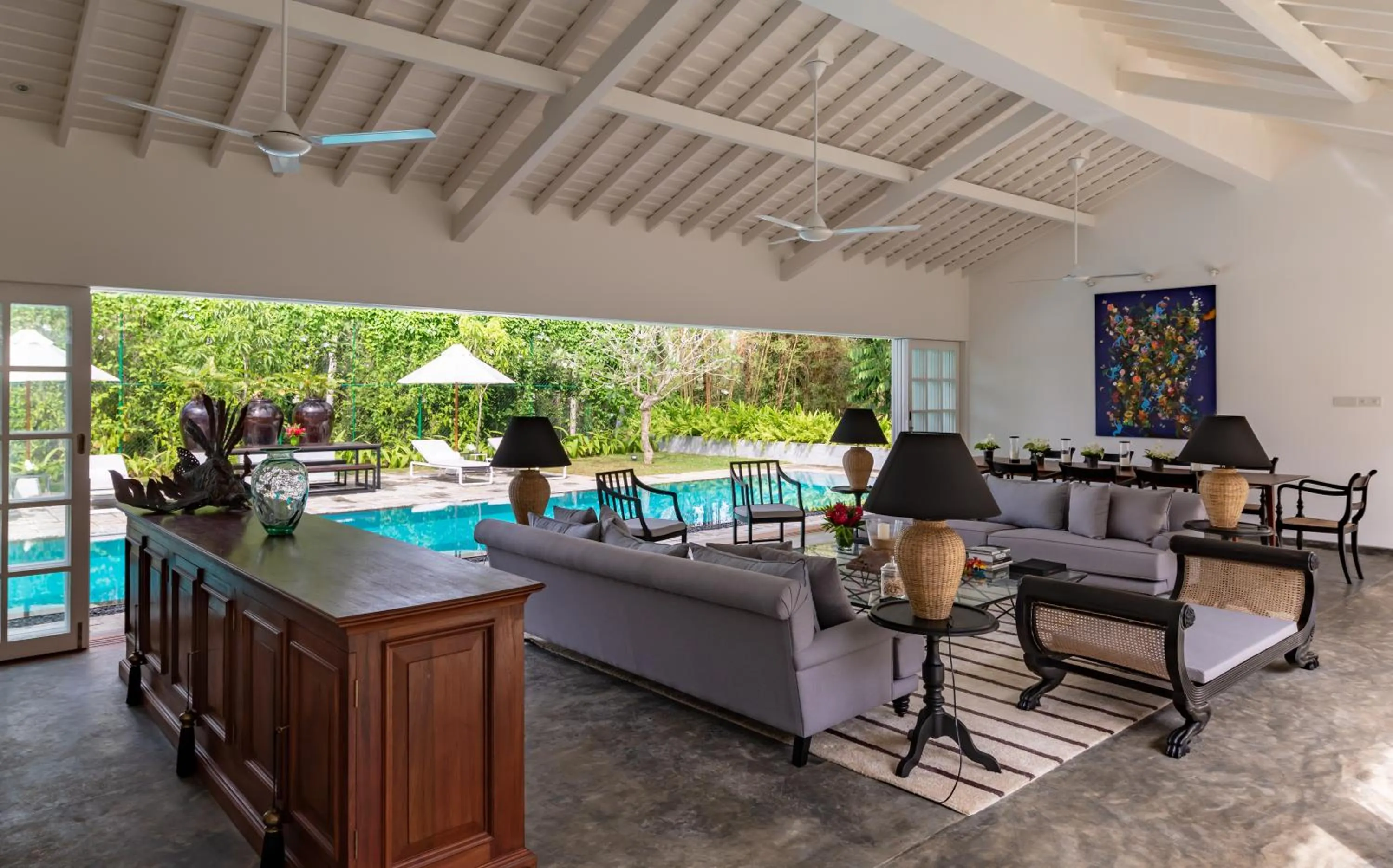 Pool view in Nyne Hotels Leela Walauwwa - Bentota