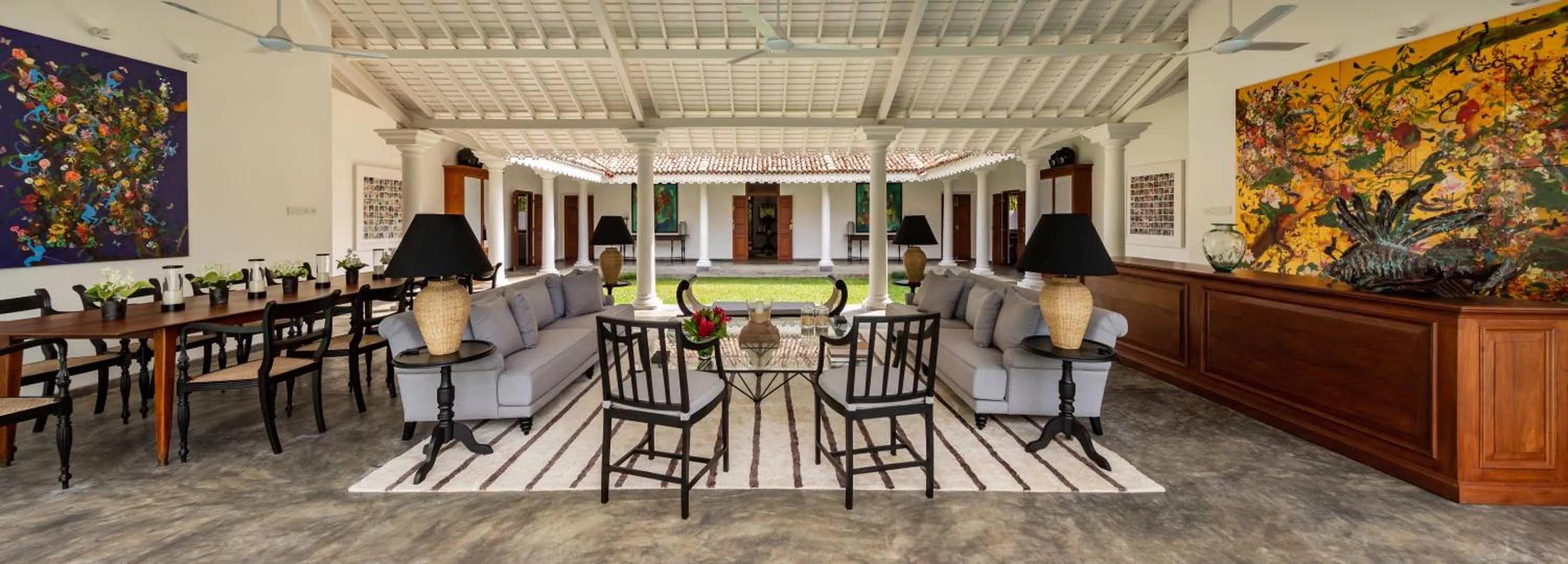 Living room in Nyne Hotels Leela Walauwwa - Bentota