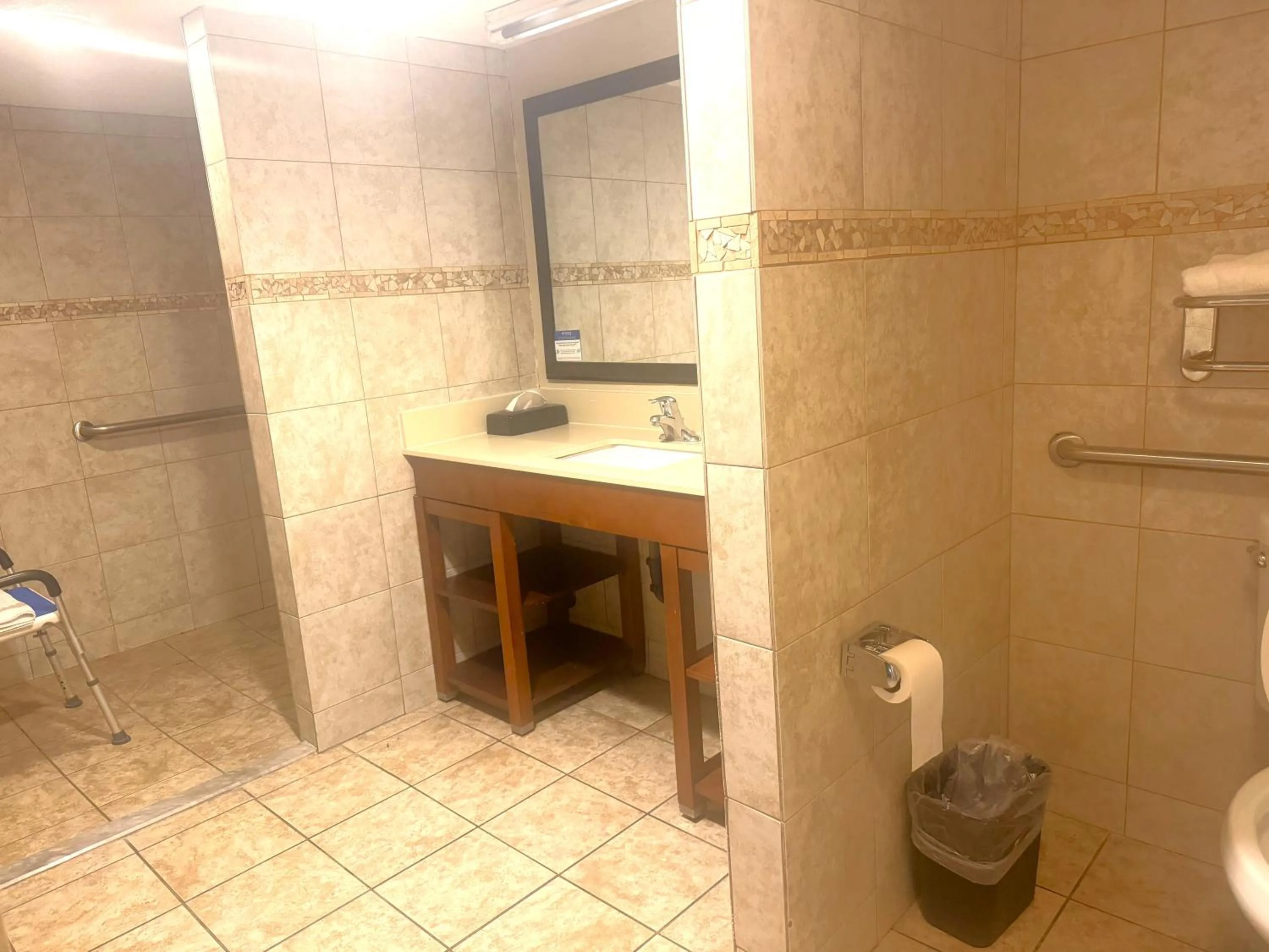 Shower in Comfort Inn Salt Lake City Downtown