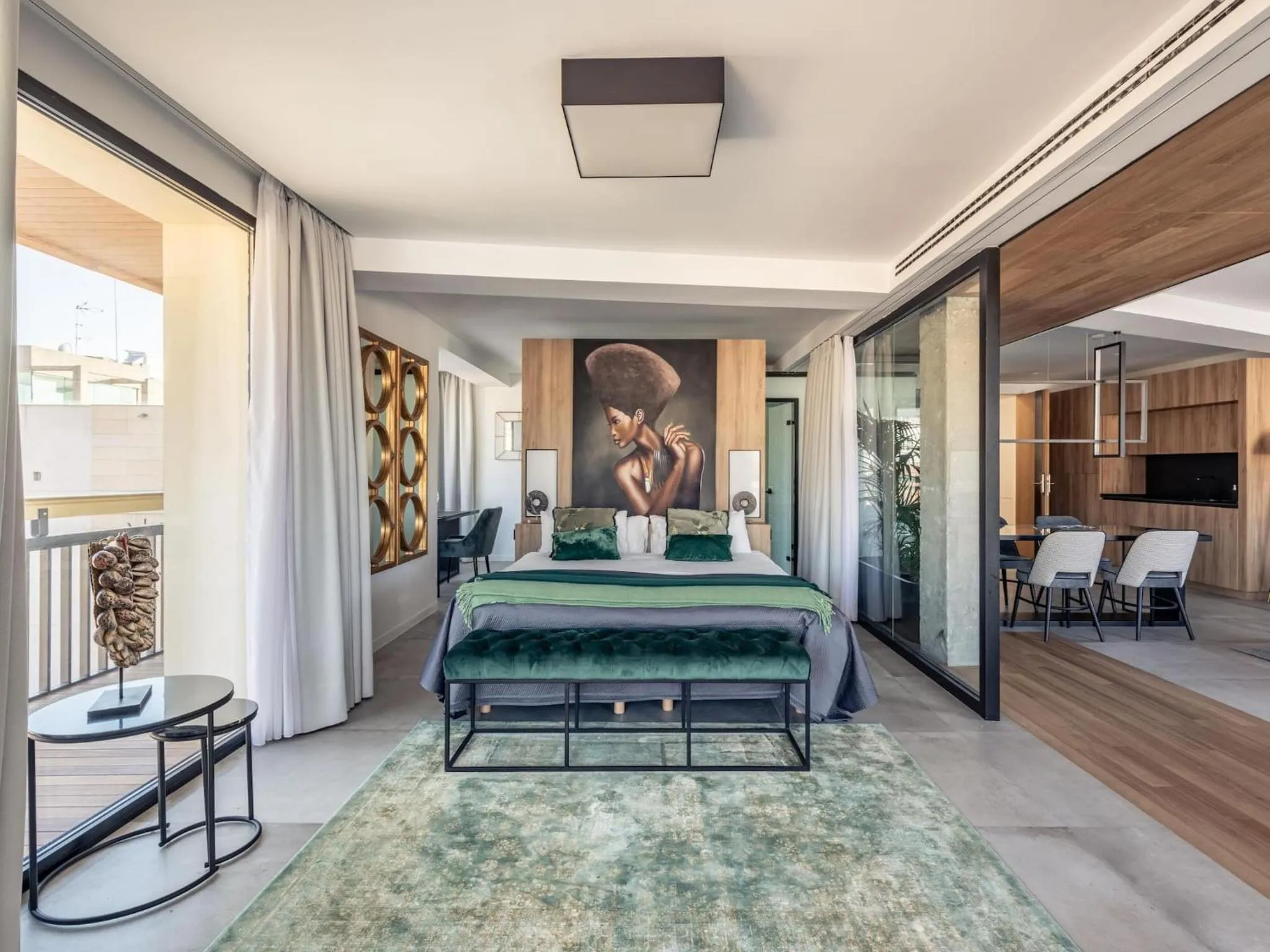 Bed in Luxury Alhambra Penthouse Collection