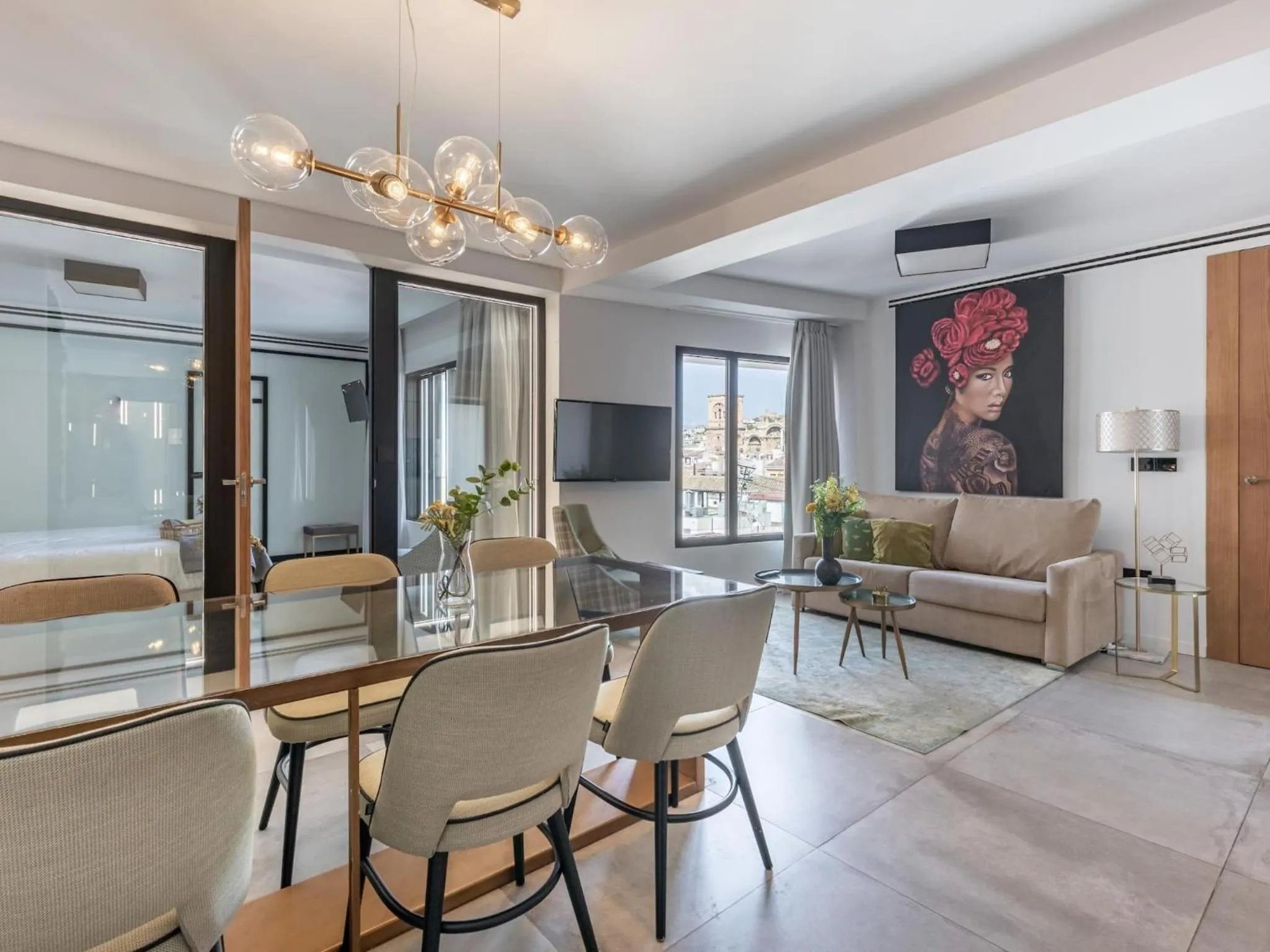 Communal lounge/ TV room in Luxury Alhambra Penthouse Collection