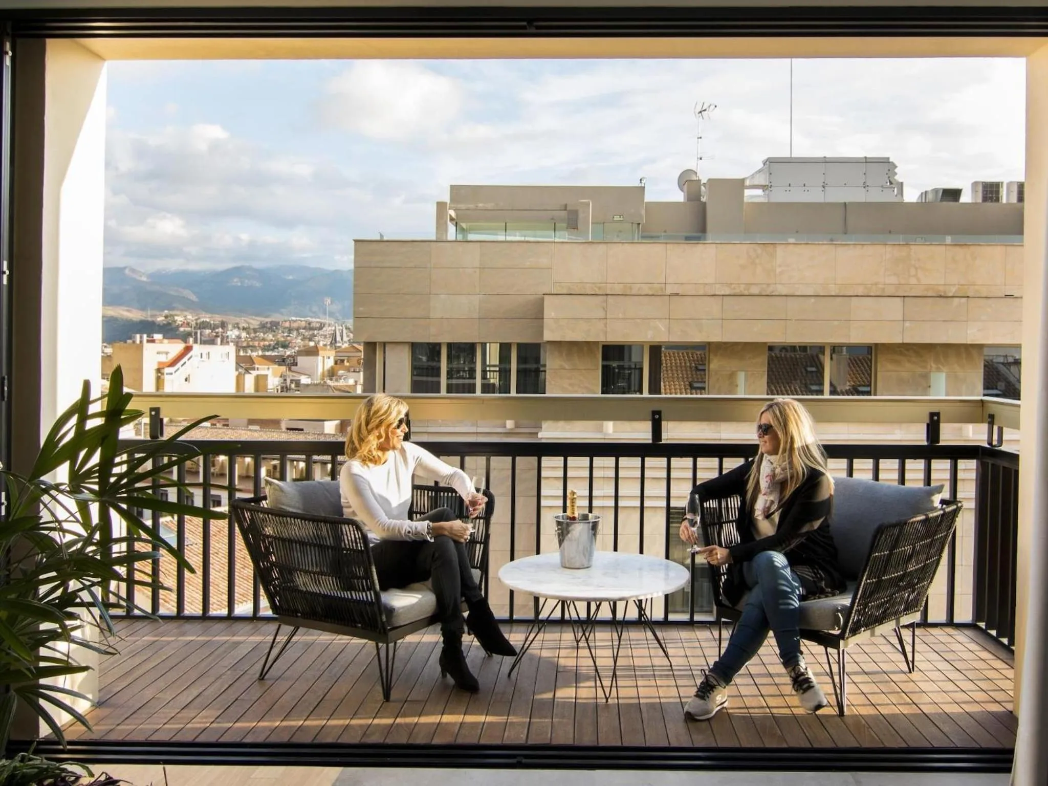 Balcony/Terrace in Luxury Alhambra Penthouse Collection
