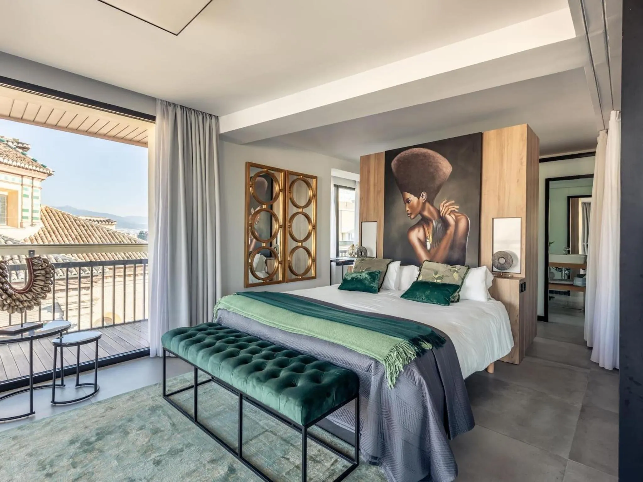 Bed in Luxury Alhambra Penthouse Collection