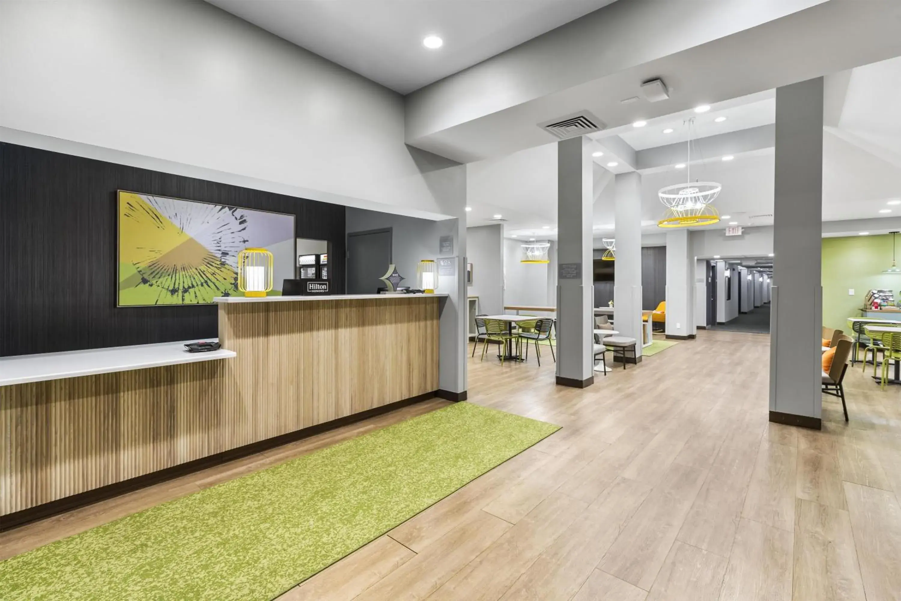 Lobby or reception in Spark by Hilton Abingdon I-81 near Fairgrounds Lobby or reception in Spark by Hilton Abingdon I-81 near Fairgrounds