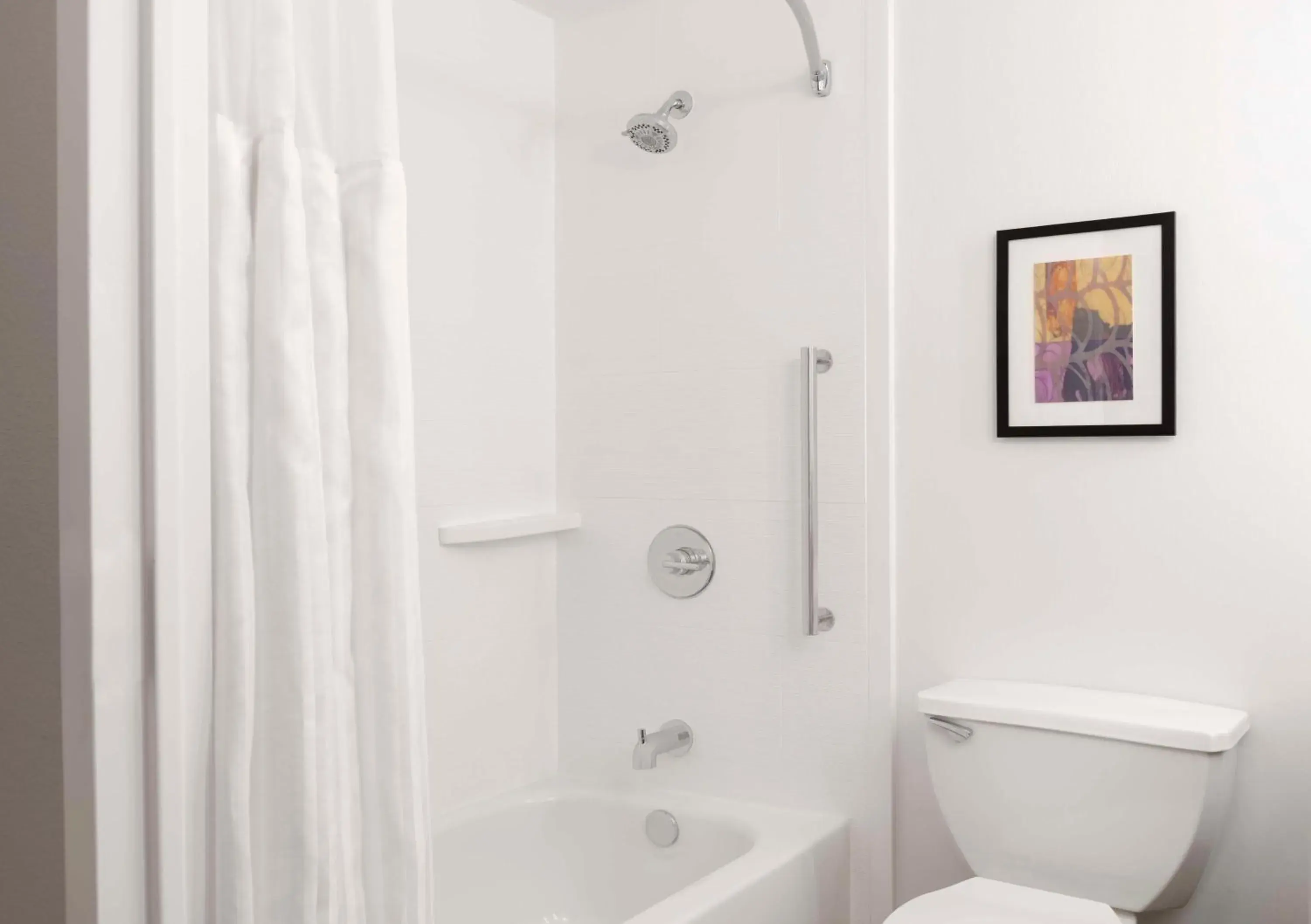 Bathroom in Hilton Garden Inn Denver Airport Bathroom in Hilton Garden Inn Denver Airport