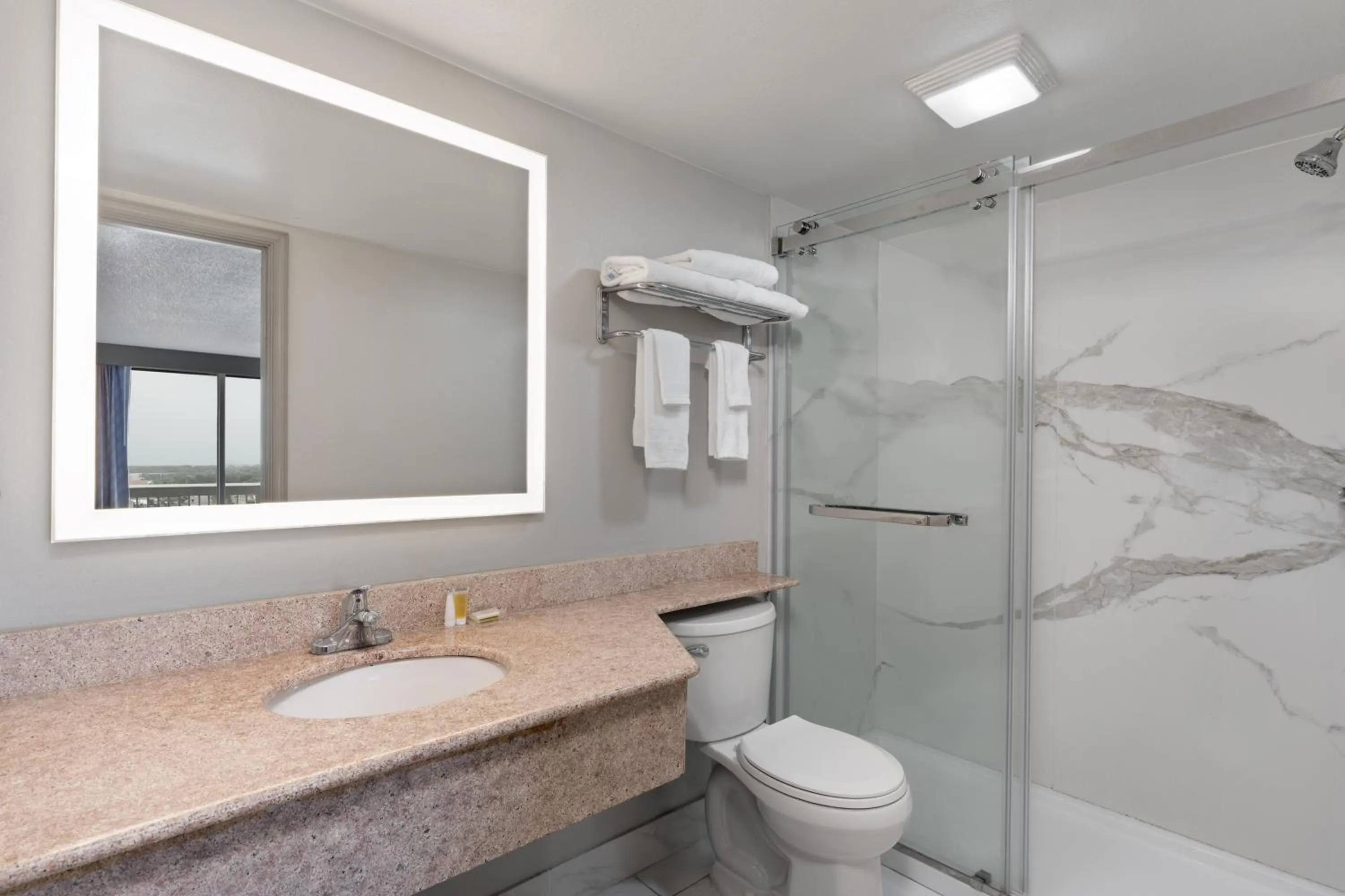 Shower in Days Inn by Wyndham Harrisonburg