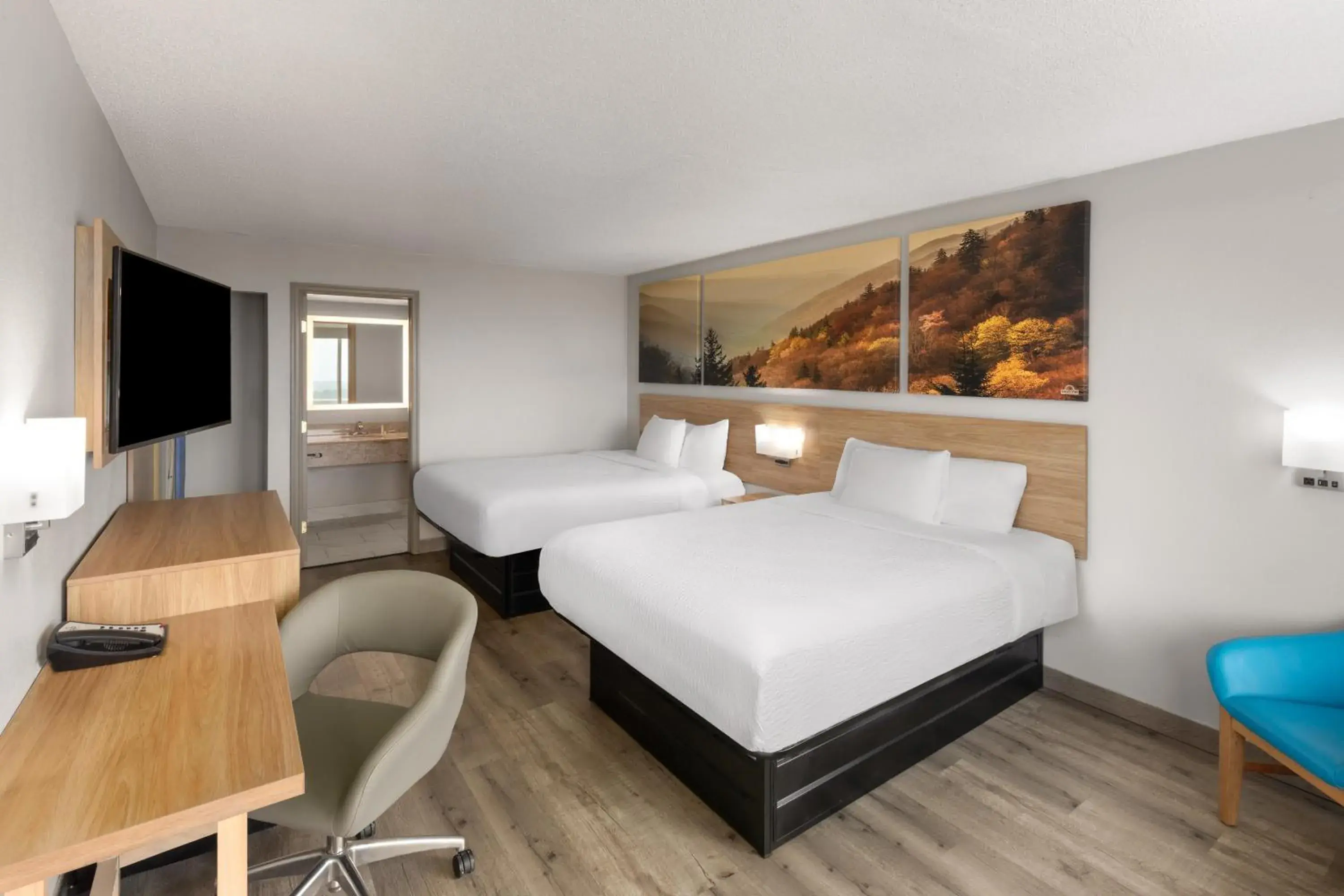 Queen Room with Two Queen Beds and Bath Tub - Mobility Accessible/Non-Smoking in Days Inn by Wyndham Harrisonburg Queen Room with Two Queen Beds and Bath Tub - Mobility Accessible/Non-Smoking in Days Inn by Wyndham Harrisonburg