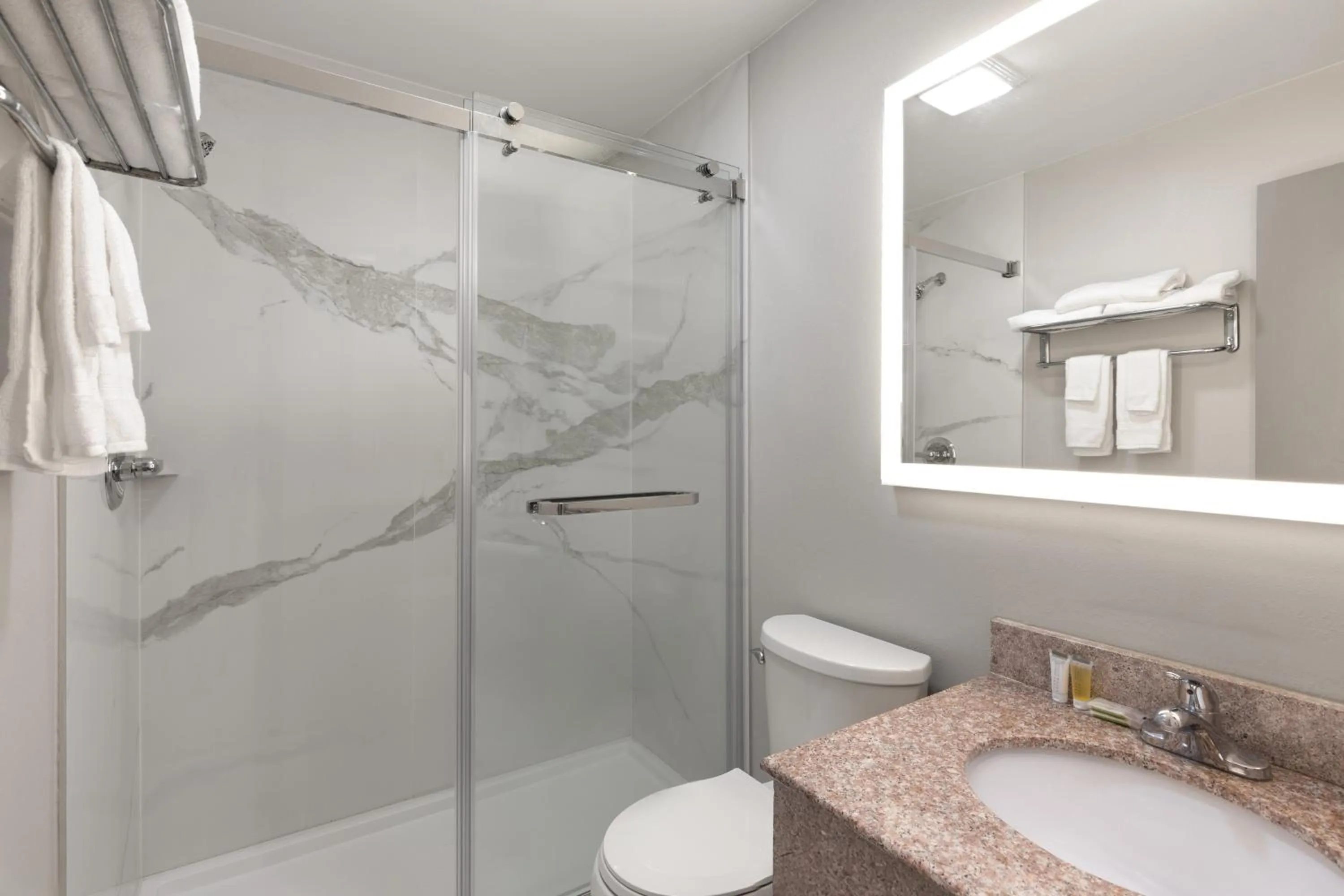 Bathroom in Days Inn by Wyndham Harrisonburg