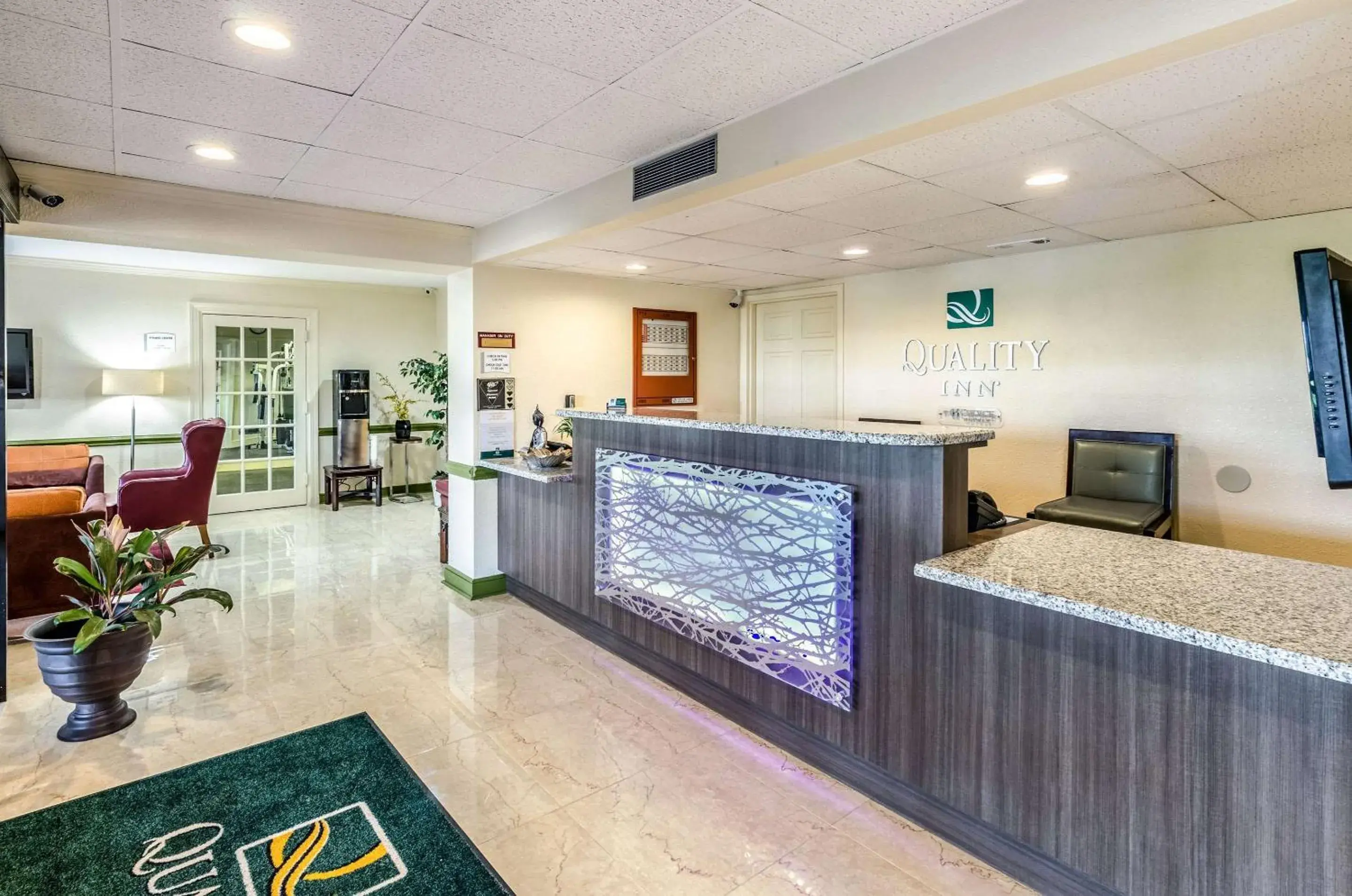 Lobby or reception in Quality Inn Tanglewood Lobby or reception in Quality Inn Tanglewood