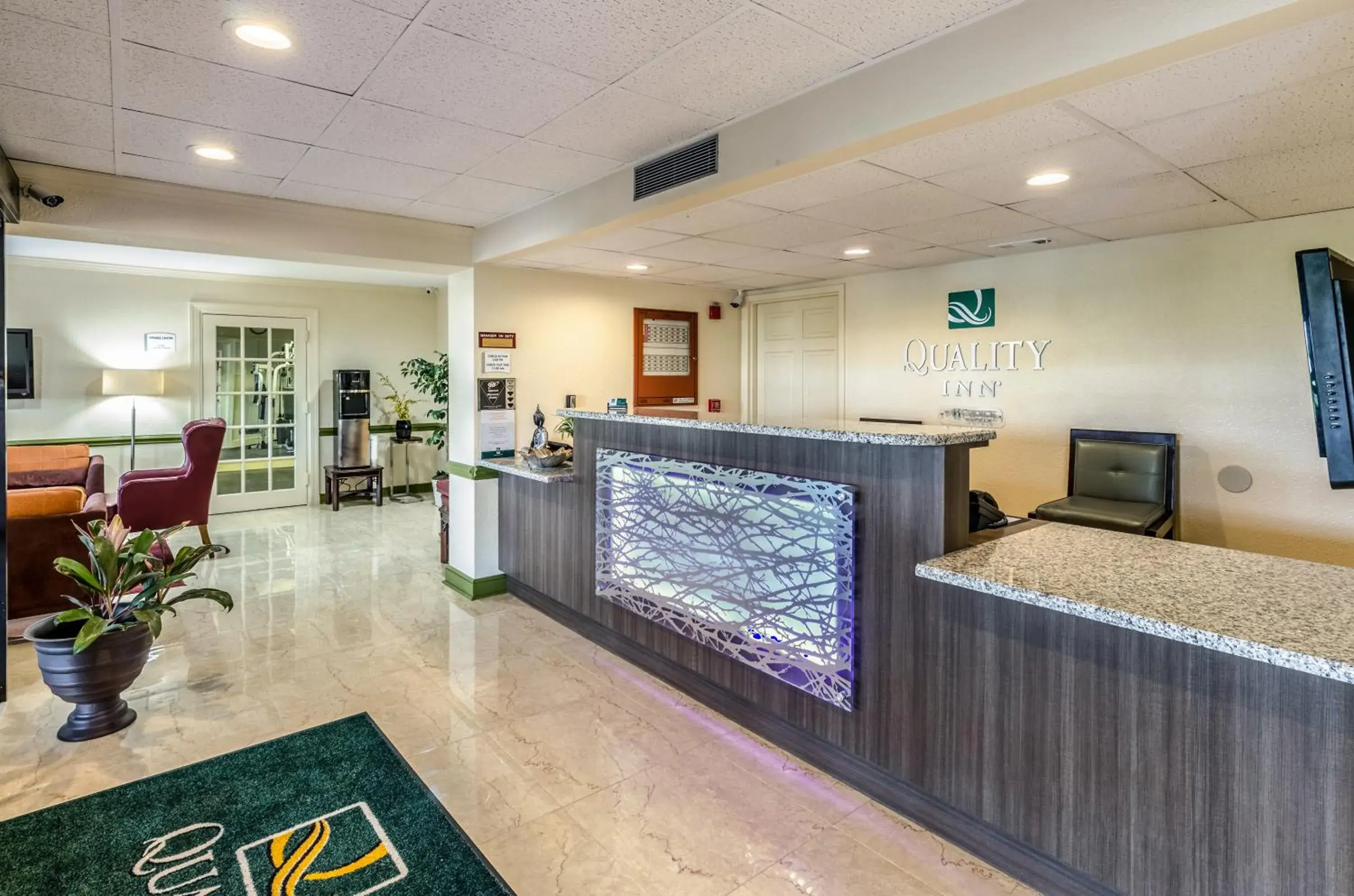 Lobby or reception in Quality Inn Tanglewood Lobby or reception in Quality Inn Tanglewood