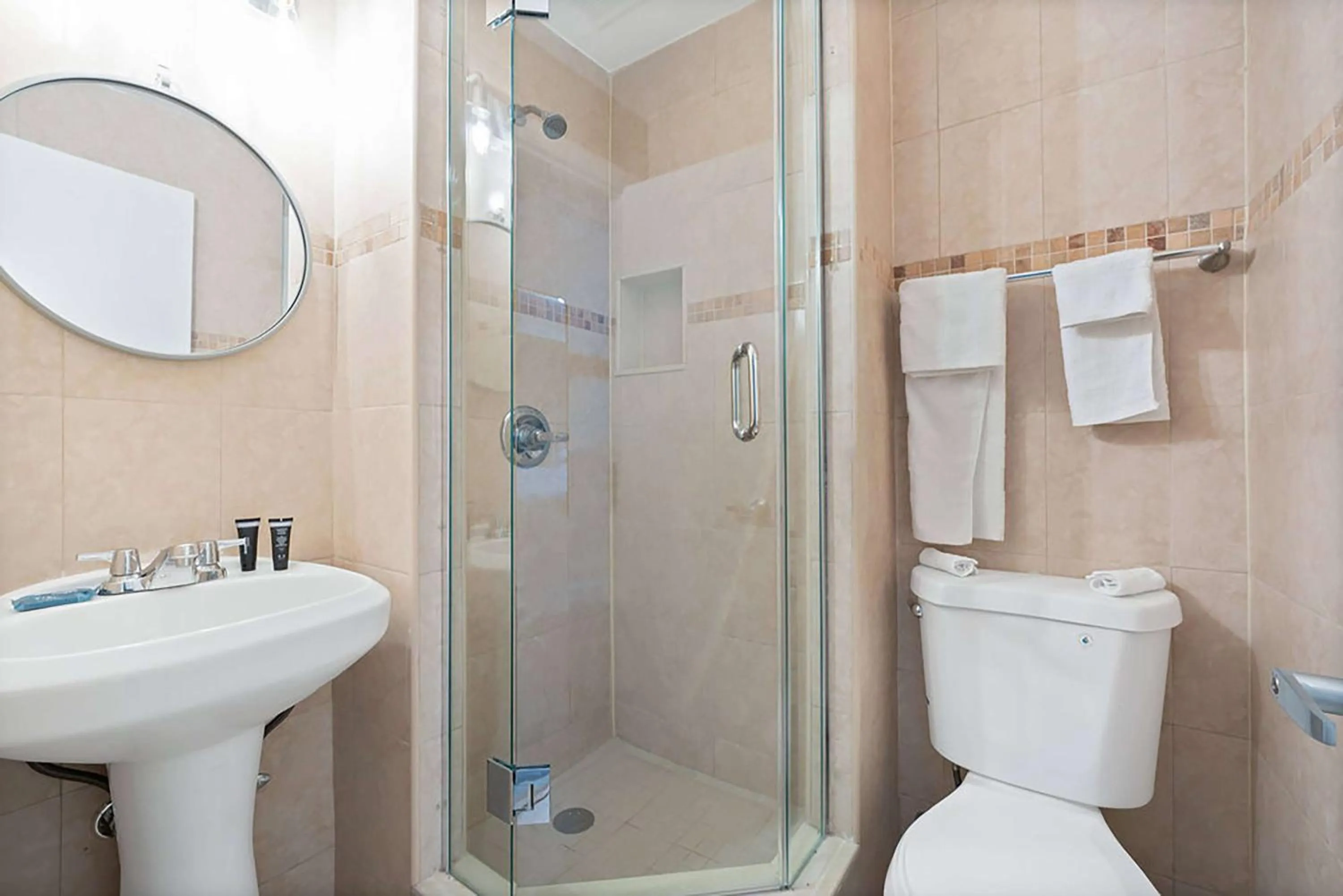 Shower in Atrium Hotel, Trademark Collection by Wyndham