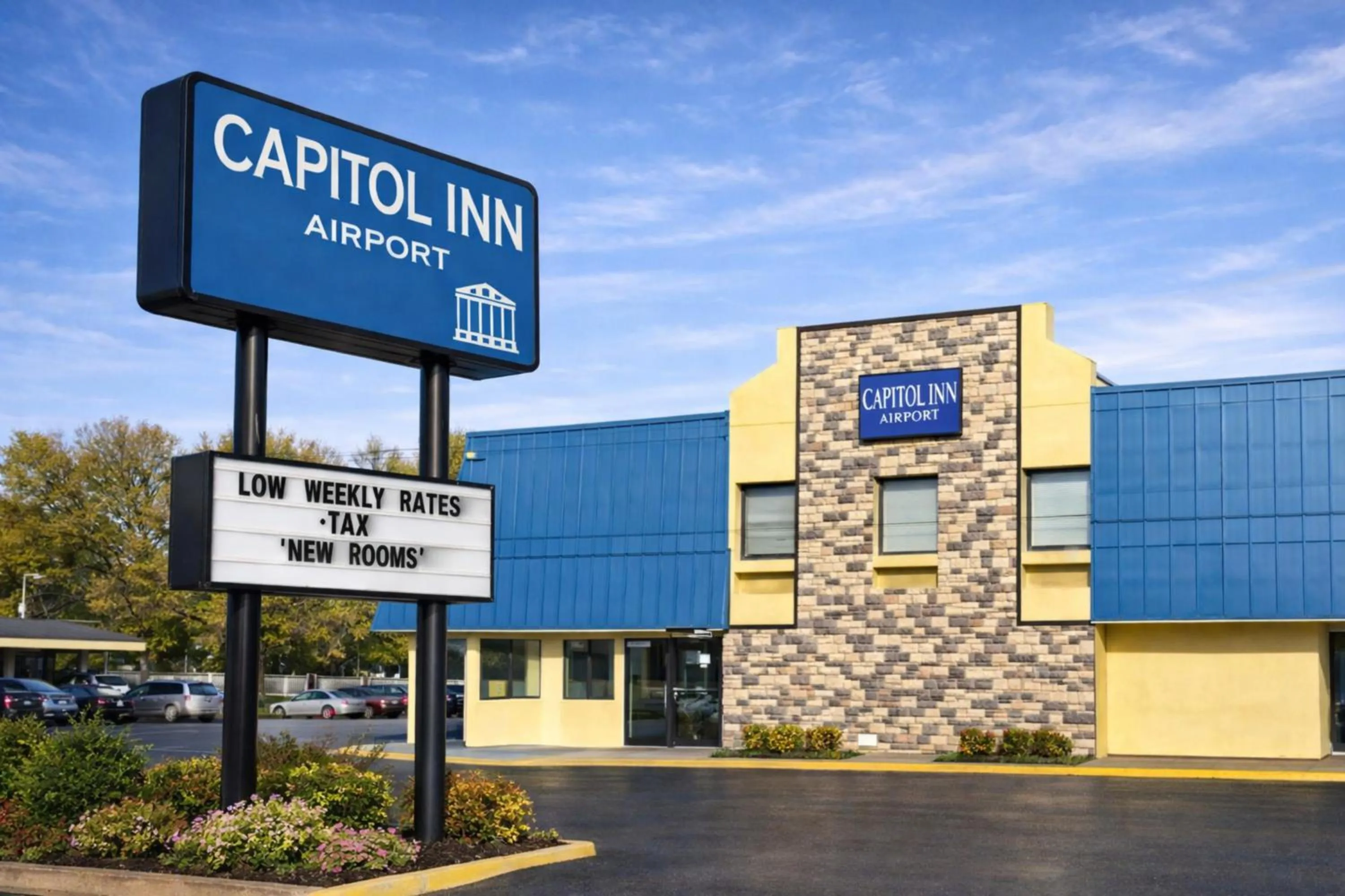 Property building in Capitol Inn by Belvilla Richmond Airport VA