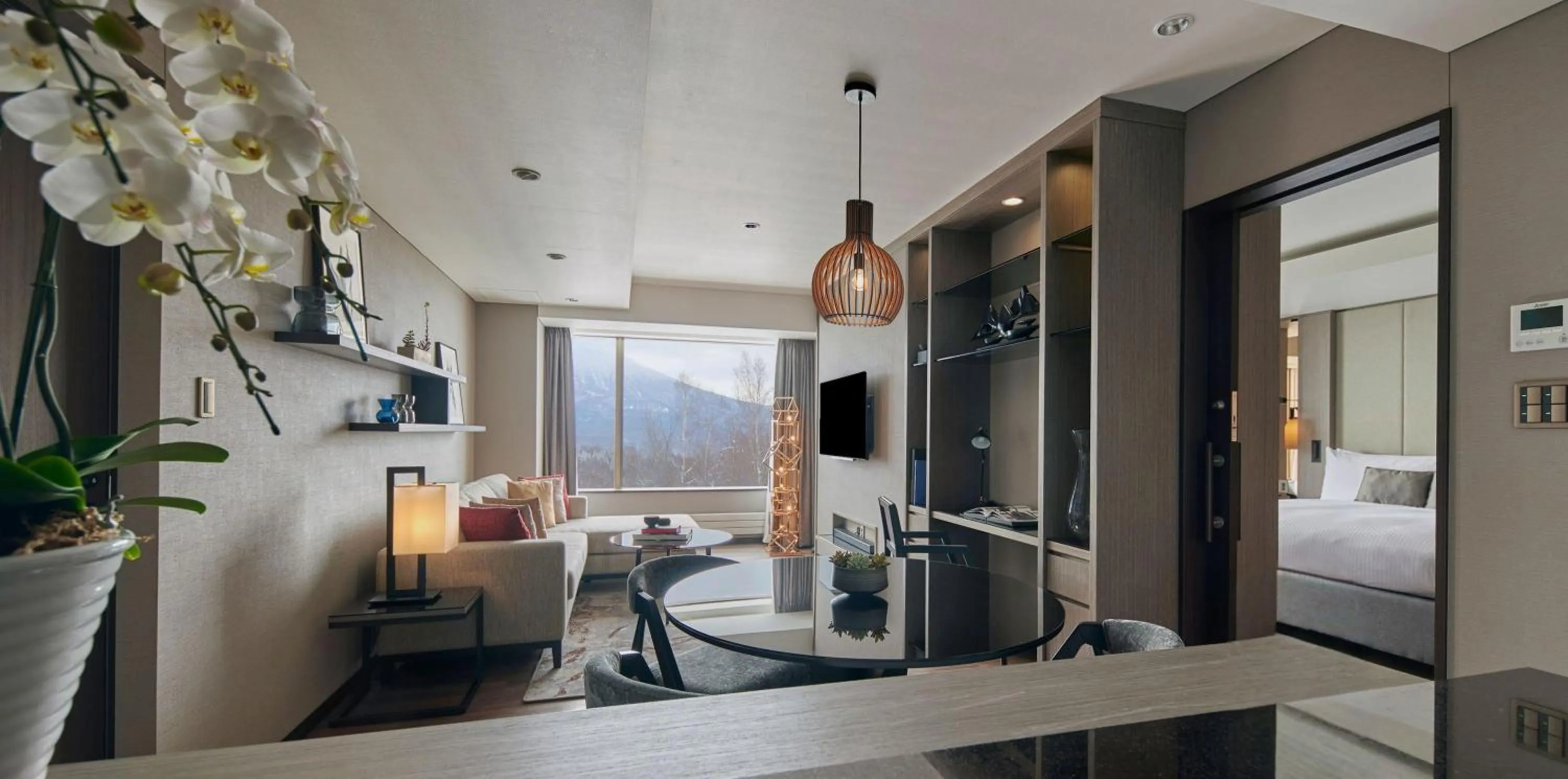 Living room, Bed in Hinode Hills Niseko Village