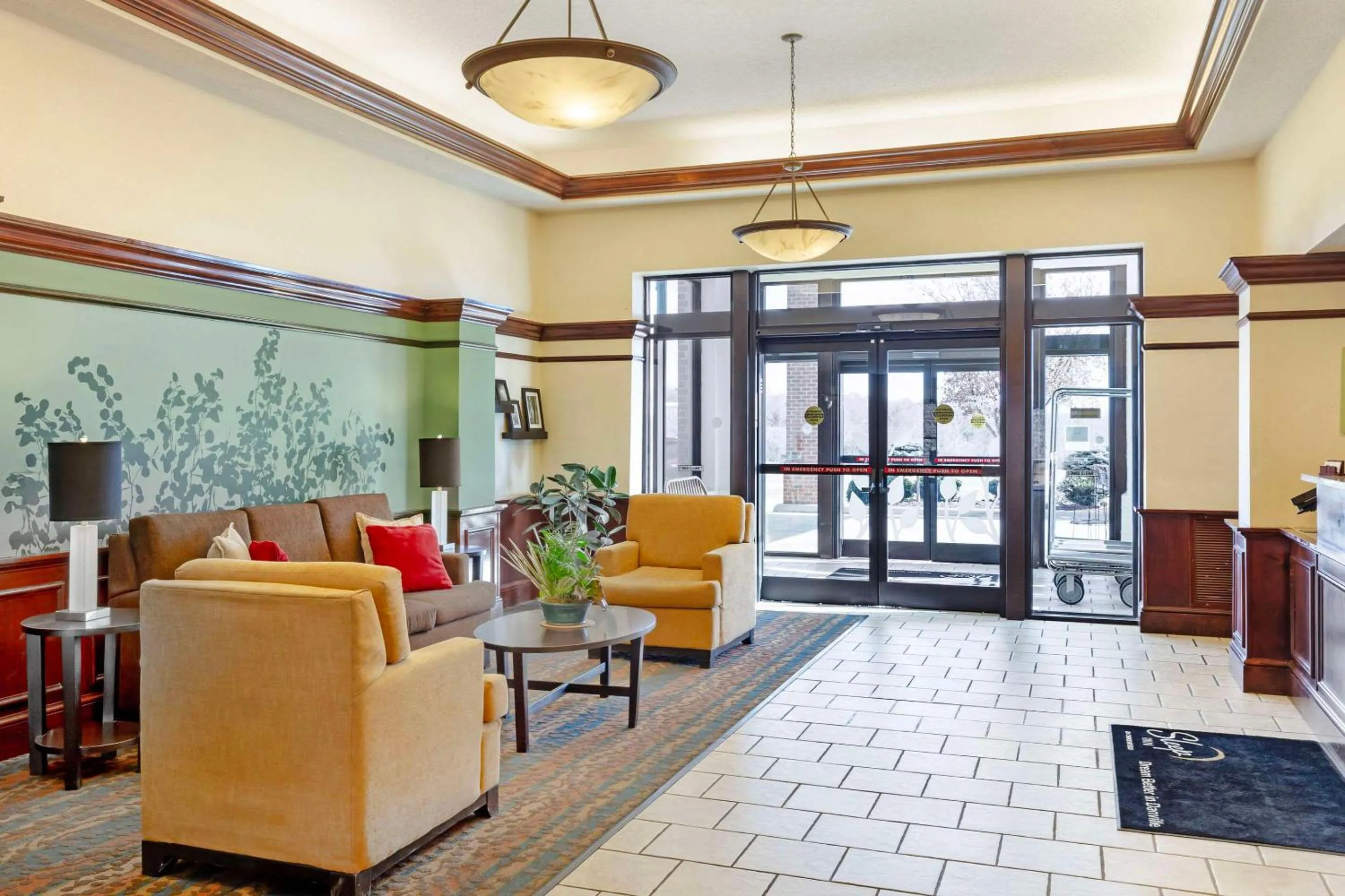 Lobby or reception in Sleep Inn & Suites Danville Hwy 58