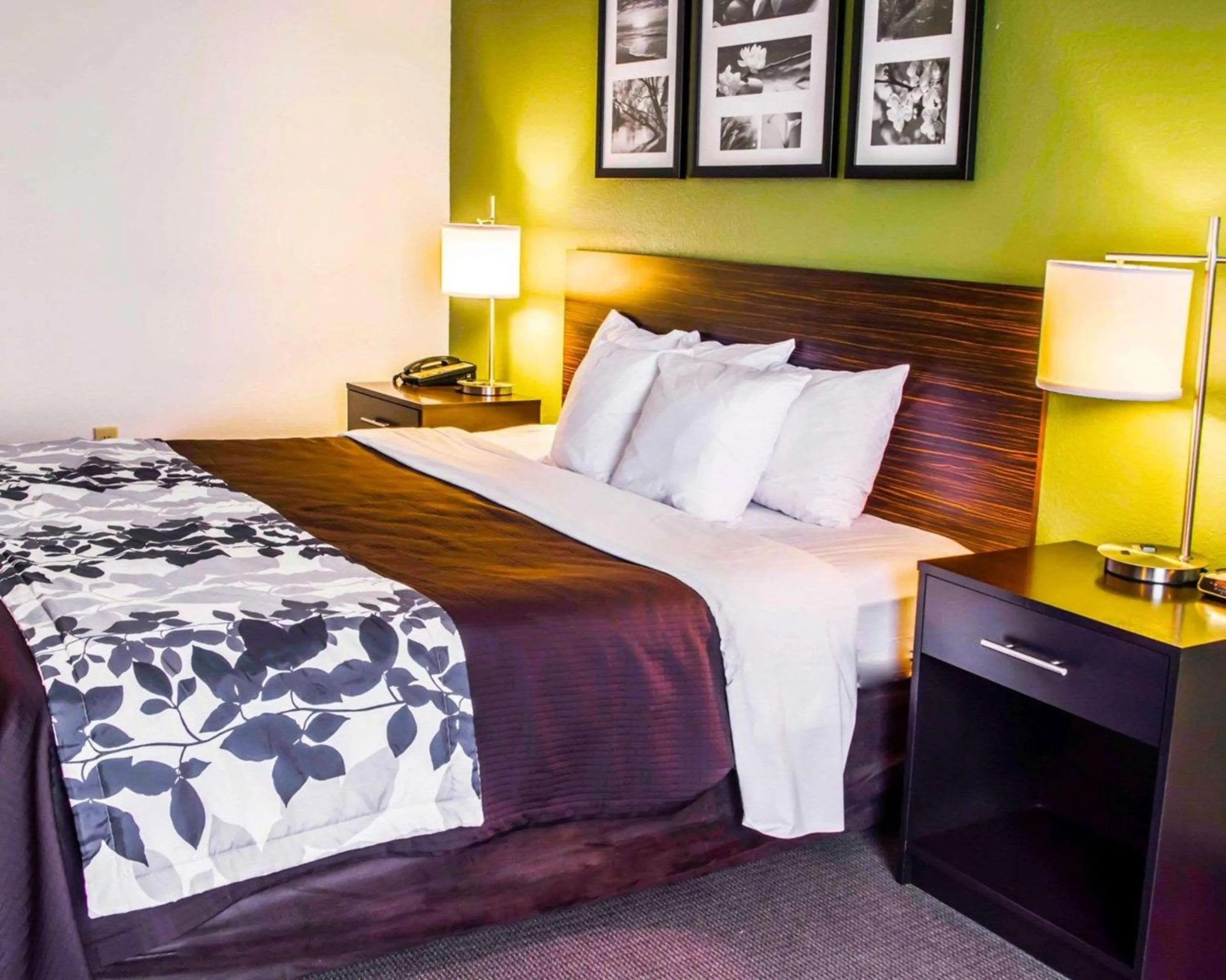 Bedroom, Bed in Sleep Inn & Suites Virginia Horse Center