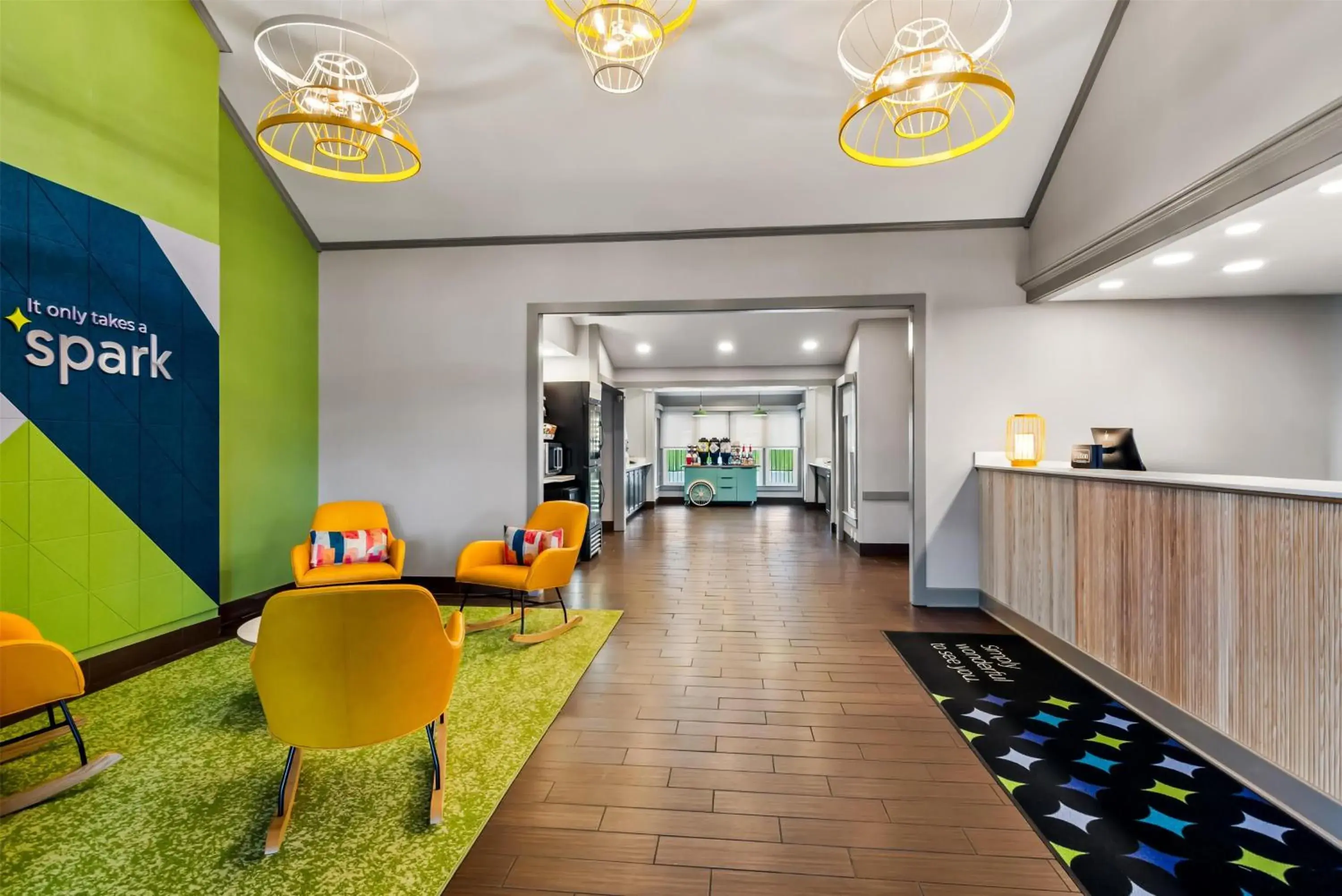 Lobby or reception in Spark by Hilton Wytheville Holston Rd I 81 Lobby or reception in Spark by Hilton Wytheville Holston Rd I 81