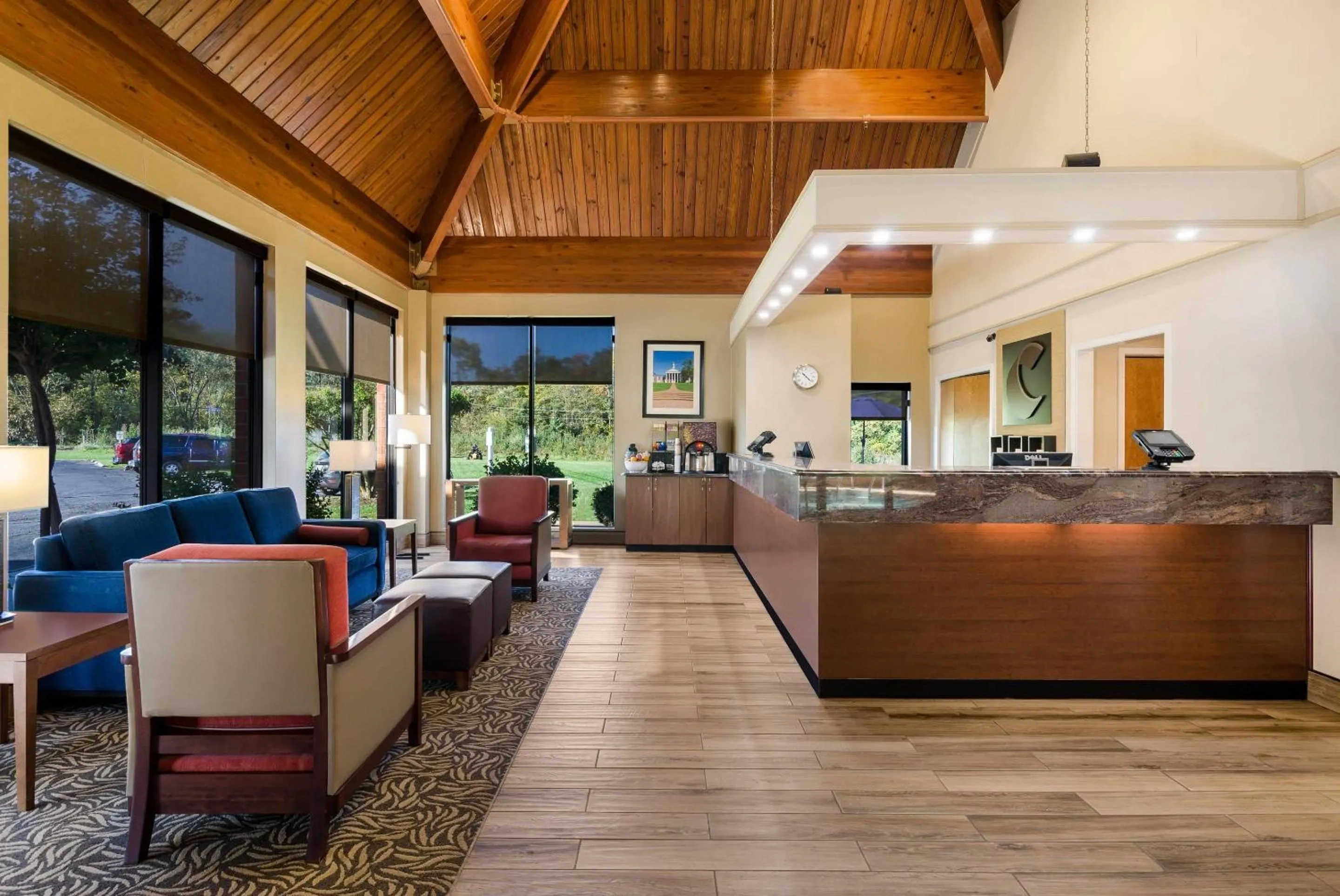 Lobby or reception in Comfort Inn Lexington Virginia Horse Center