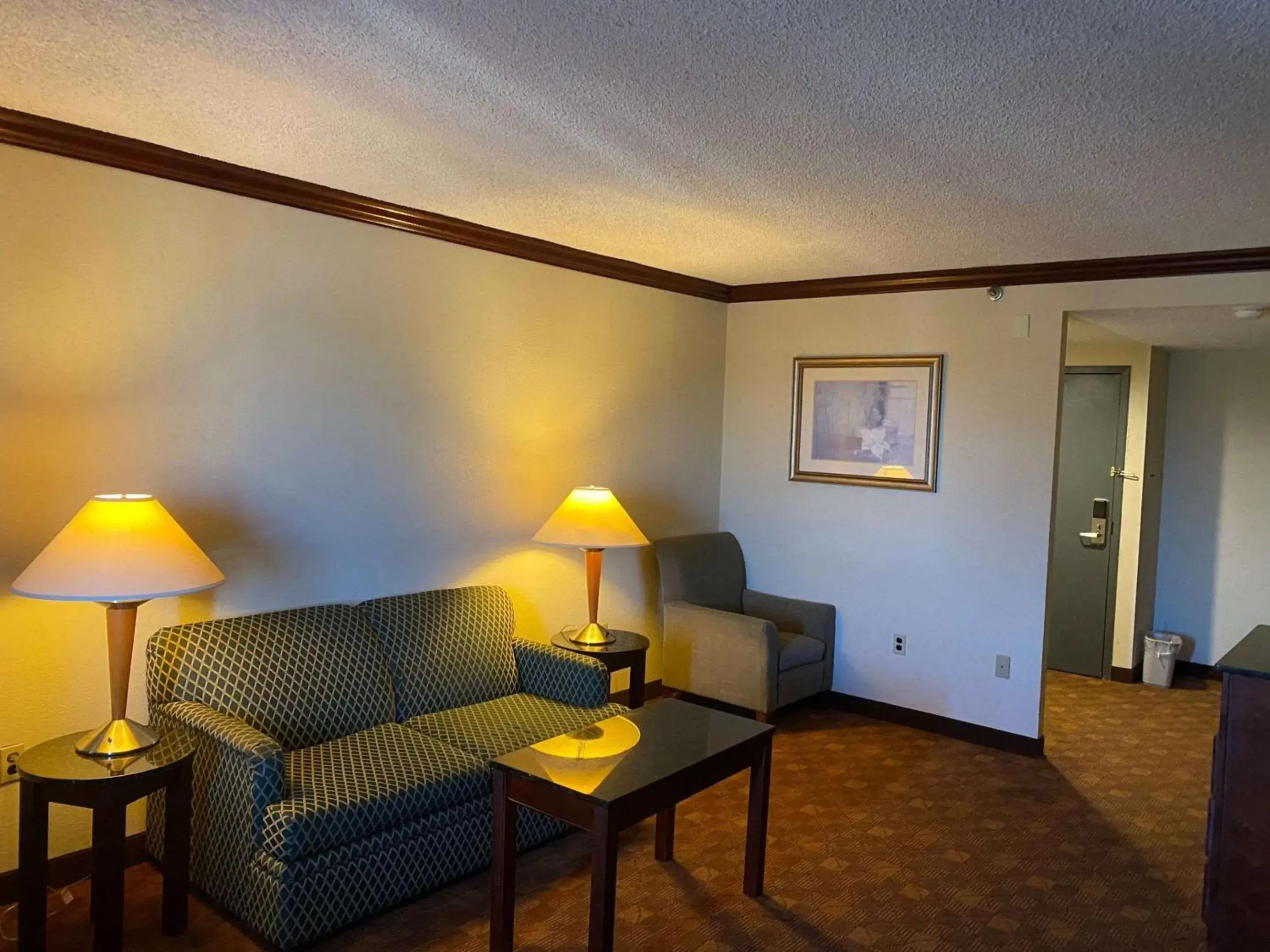 Photo of the whole room, Seating Area in Rodeway Inn Sandston