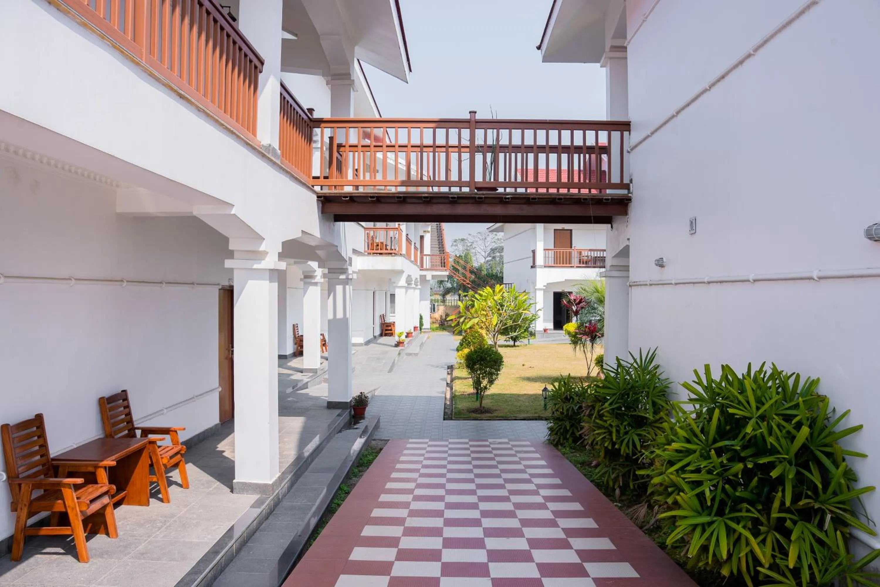 Balcony/Terrace in Hotel Earth Light Sauraha