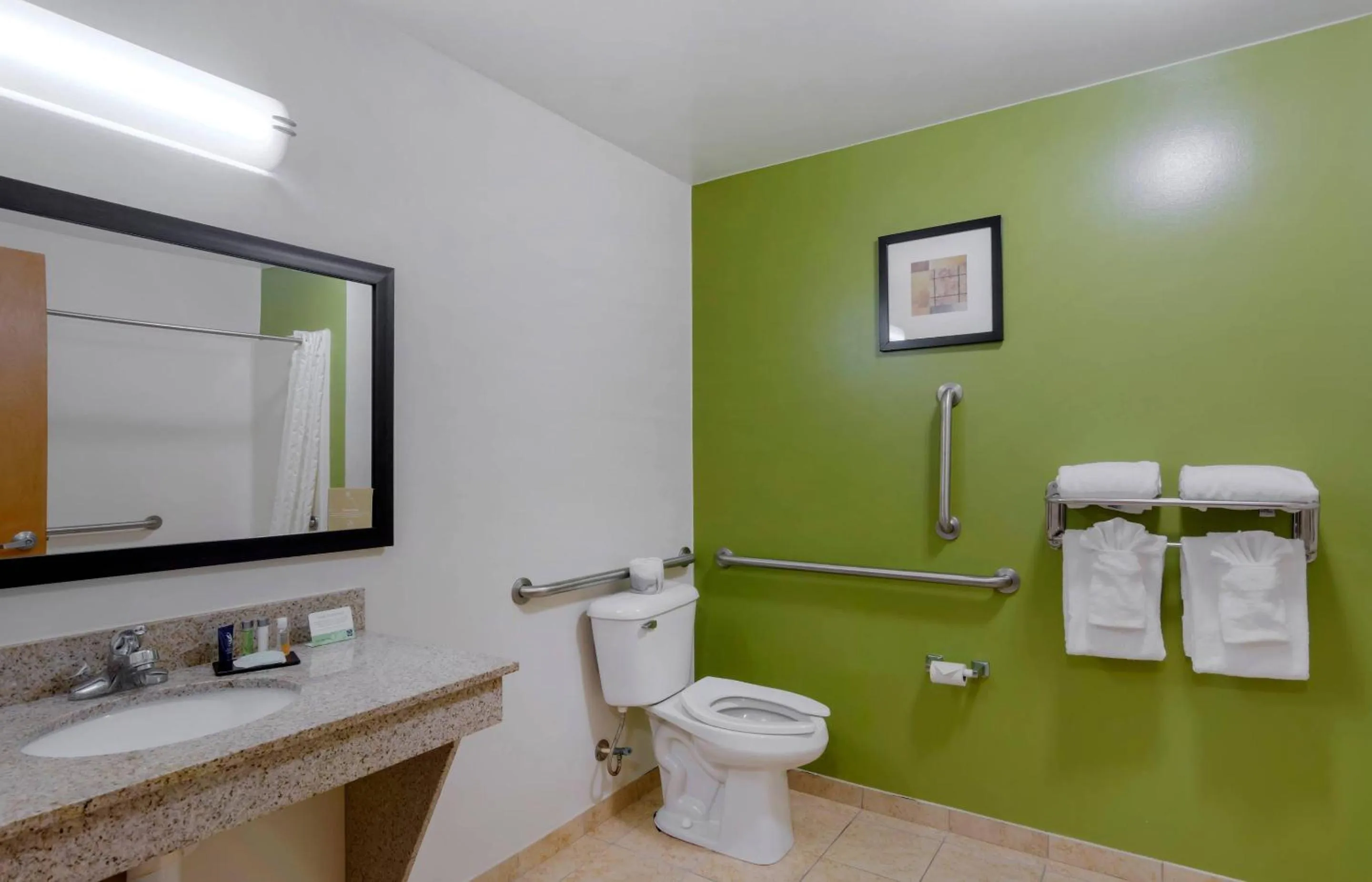 Bedroom in Sleep Inn & Suites Prince George near Fort Lee