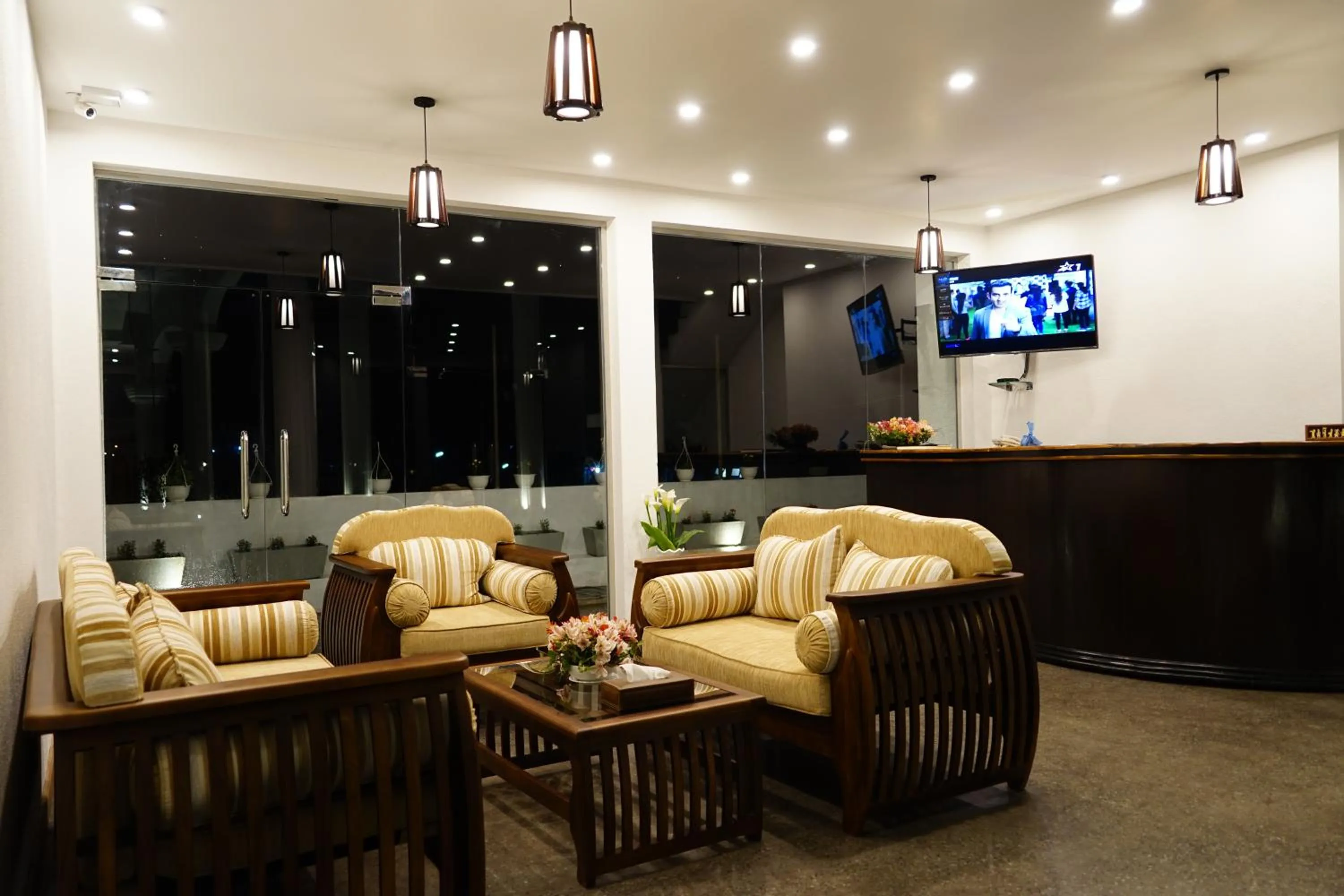 Living room in The Ramp