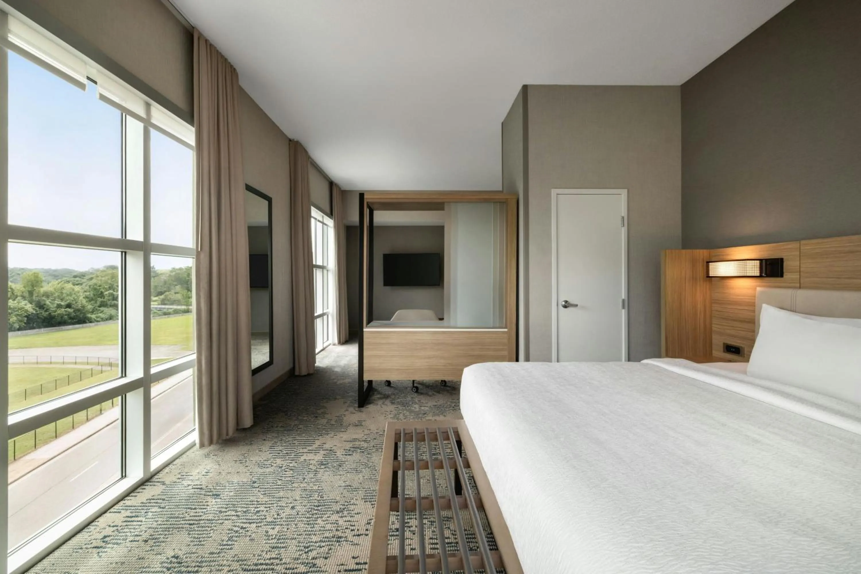 Photo of the whole room, Bed in SpringHill Suites by Marriott Roanoke