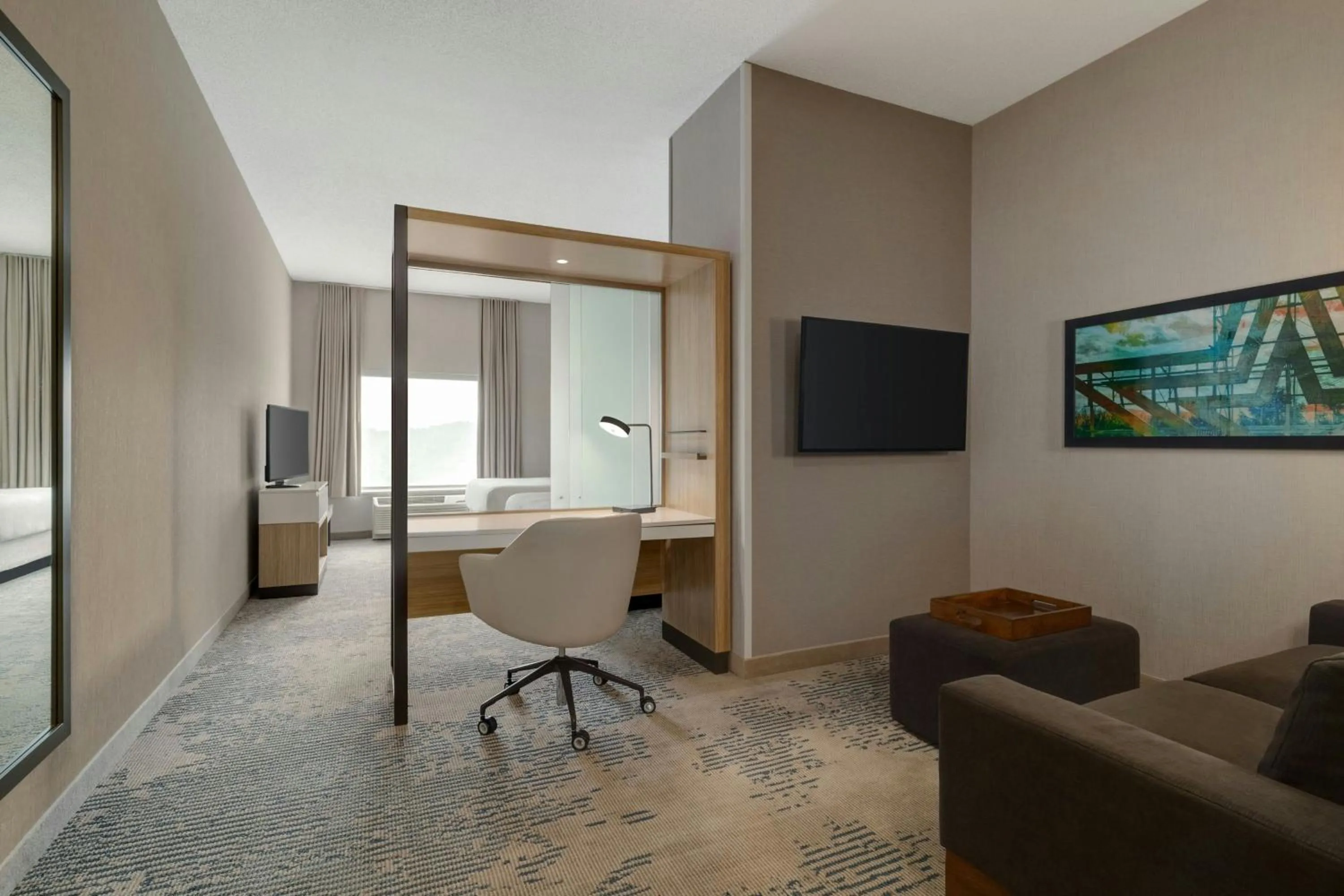 Living room in SpringHill Suites by Marriott Roanoke